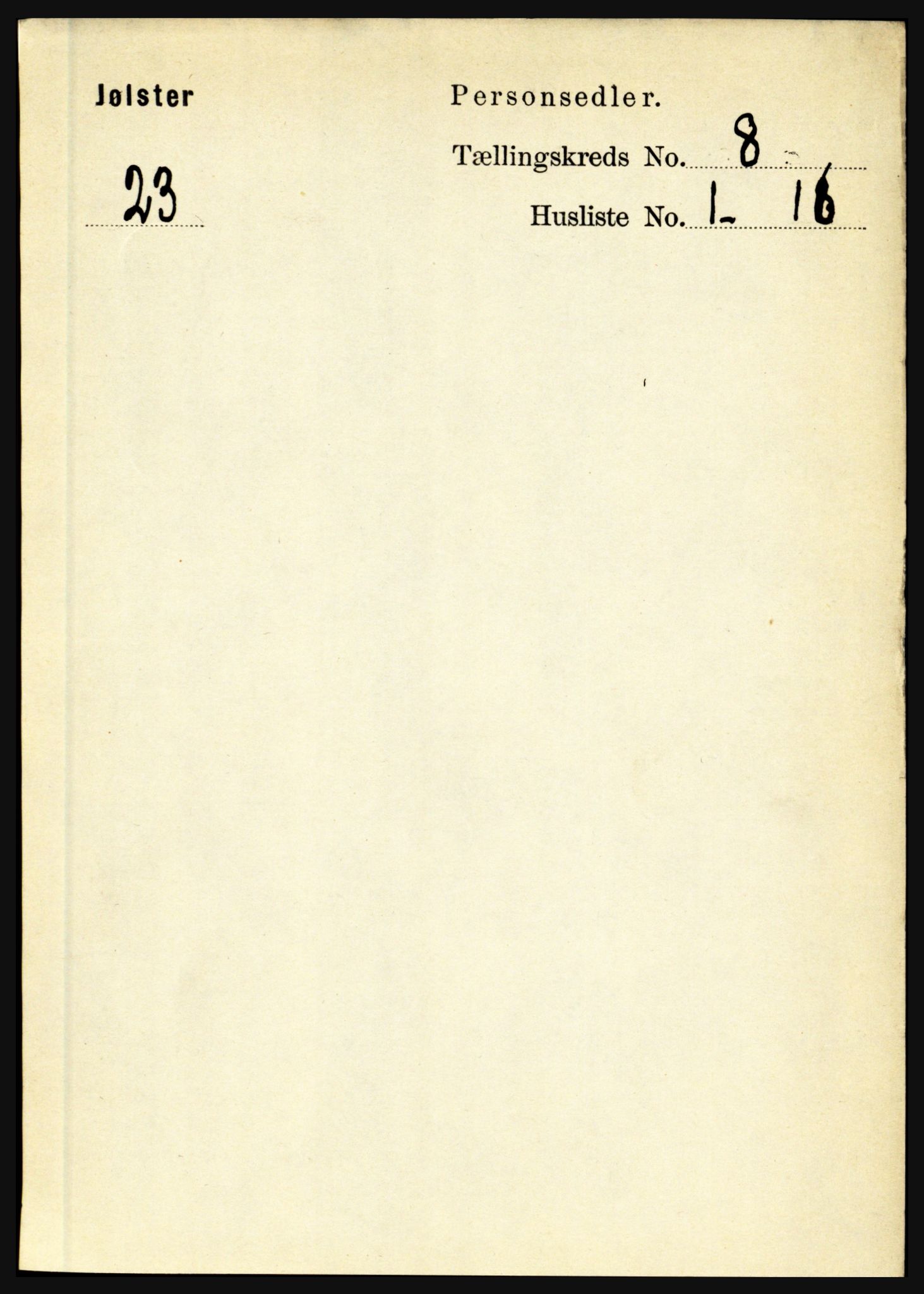 RA, Folketelling 1891 for 1431 Jølster herred, 1891, s. 2802