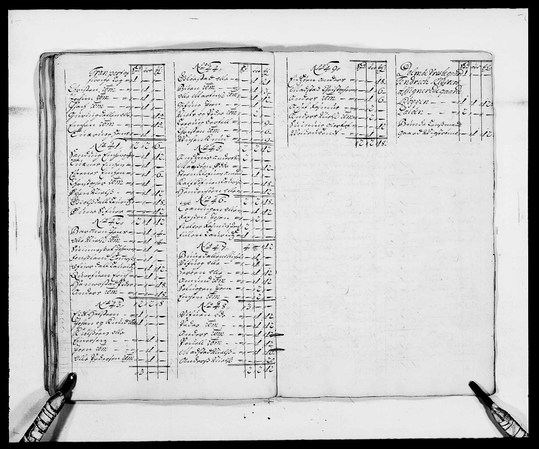 Rentekammeret inntil 1814, Reviderte regnskaper, Fogderegnskap, AV/RA-EA-4092/R57/L3845: Fogderegnskap Fosen, 1687, s. 63