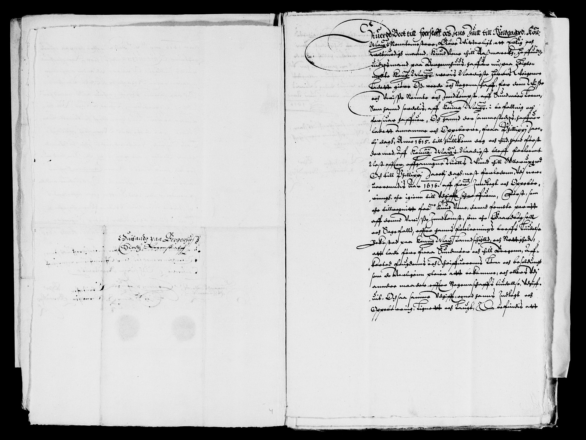 Rentekammeret inntil 1814, Reviderte regnskaper, Lensregnskaper, AV/RA-EA-5023/R/Rb/Rbt/L0028: Bergenhus len, 1615-1620