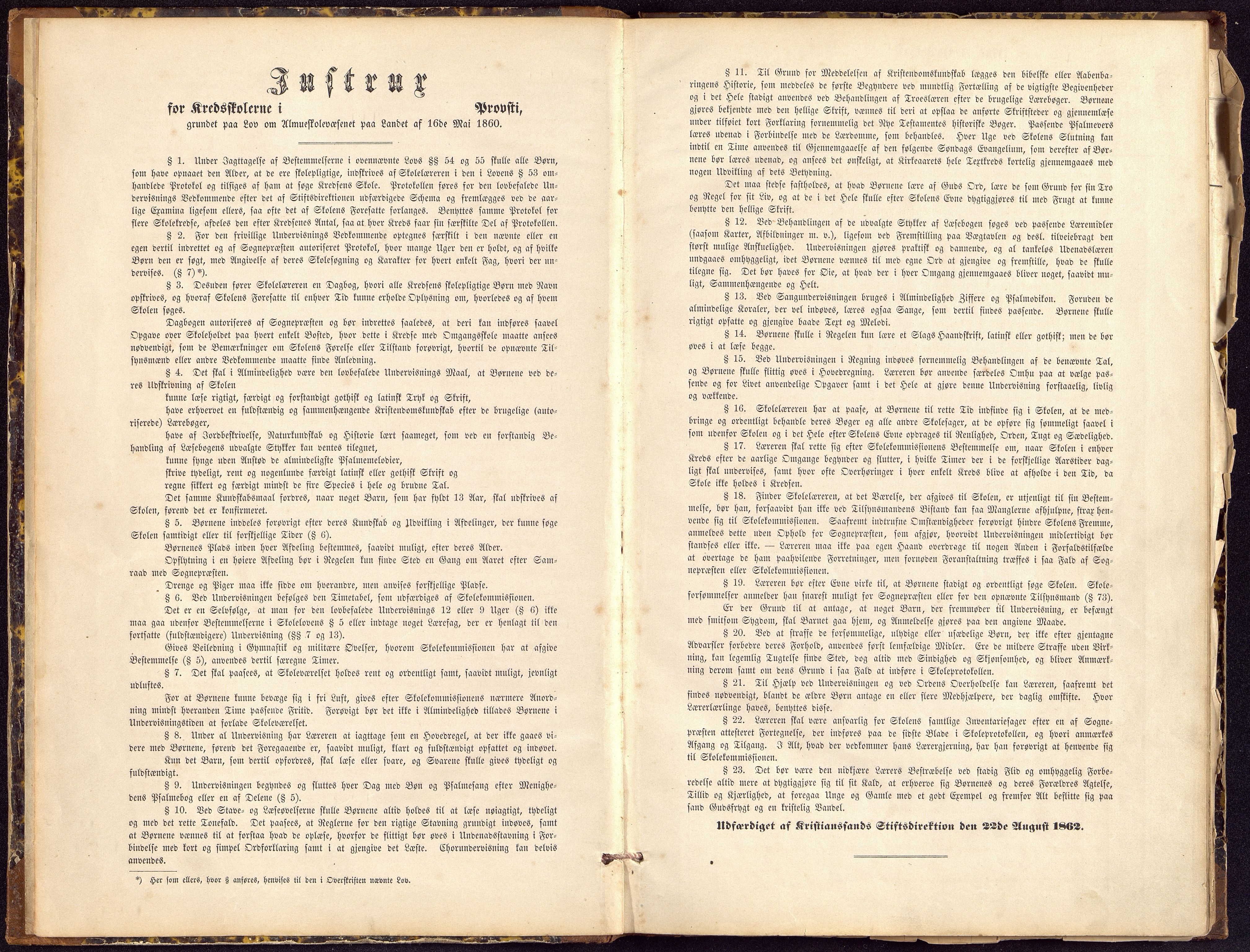 Øvrebø og Hægeland kommune - Skolestyret, ARKSOR/1014ØH550/G/L0003: Skoleprotokoll, Øvrebø og Loland kretser, 1869-1892