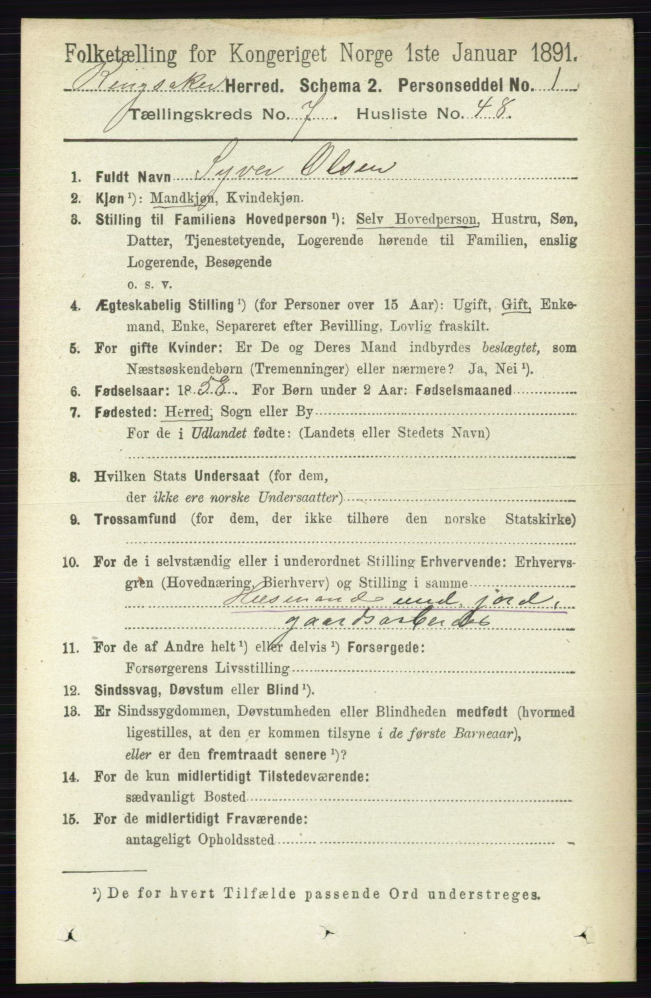 RA, Folketelling 1891 for 0412 Ringsaker herred, 1891, s. 4219