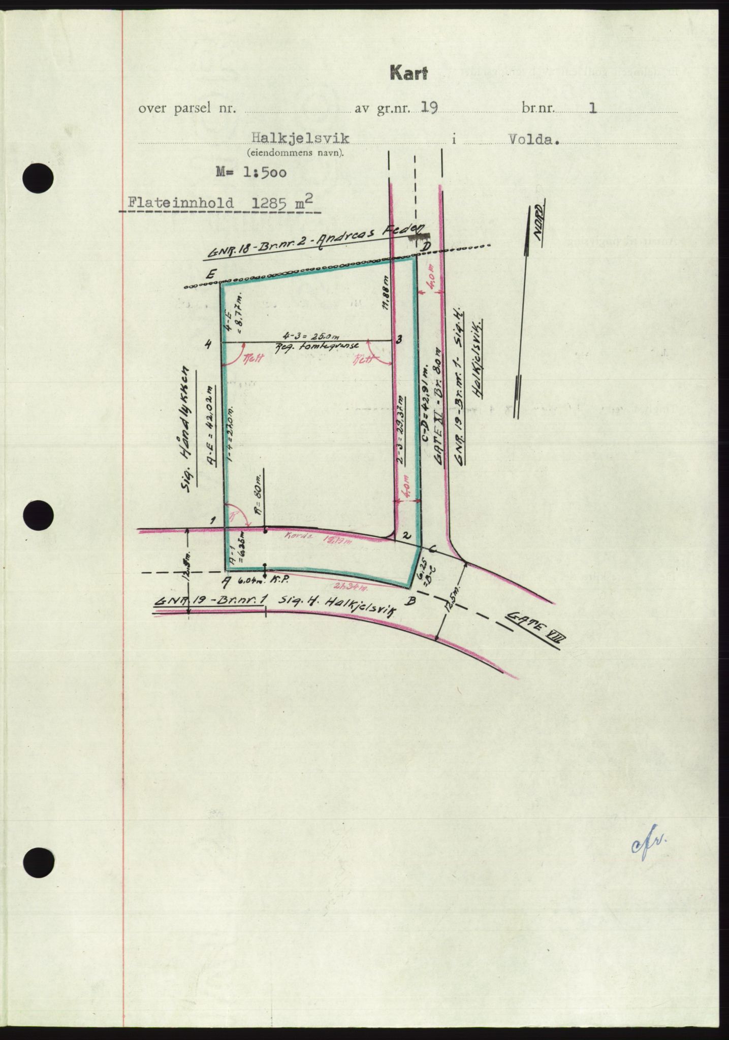 Søre Sunnmøre sorenskriveri, AV/SAT-A-4122/1/2/2C/L0084: Pantebok nr. 10A, 1949-1949, Dagboknr: 744/1949