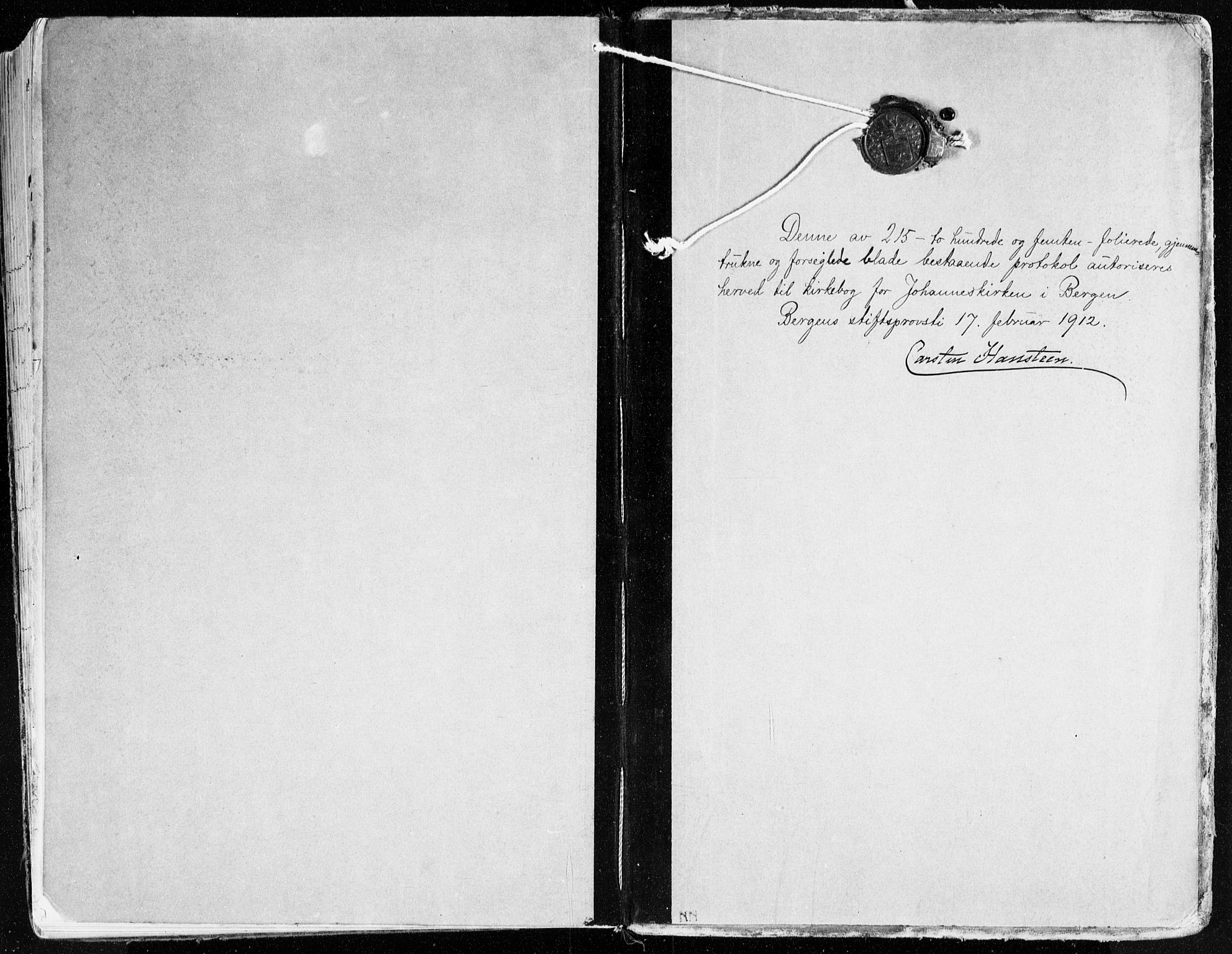 Johanneskirken sokneprestembete, AV/SAB-A-76001/H/Haa/L0013: Ministerialbok nr. D 2, 1912-1929
