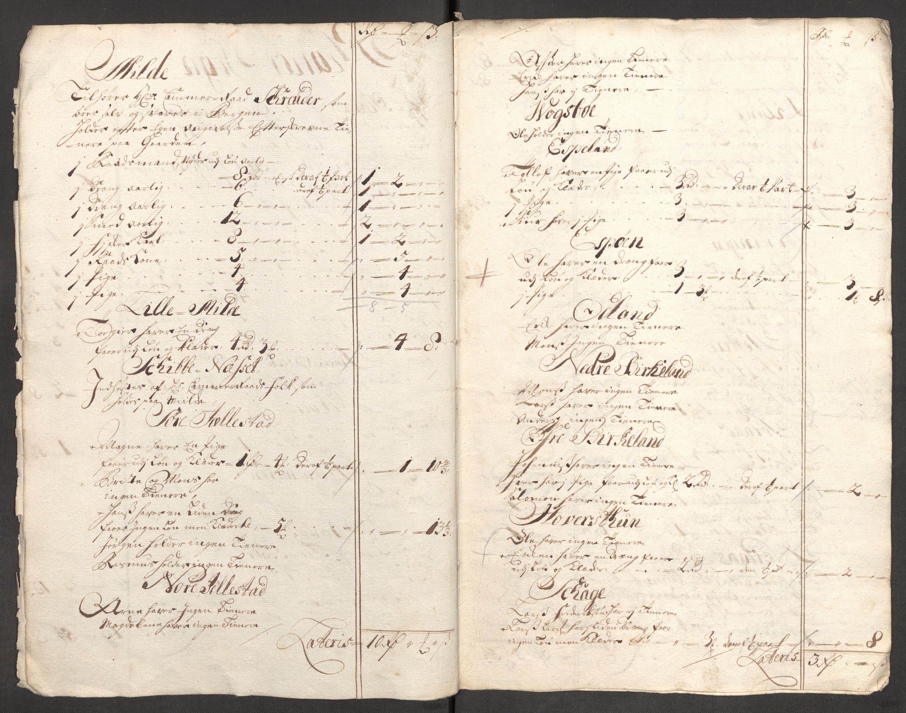 Rentekammeret inntil 1814, Reviderte regnskaper, Fogderegnskap, RA/EA-4092/R51/L3193: Fogderegnskap Nordhordland og Voss, 1711, s. 262