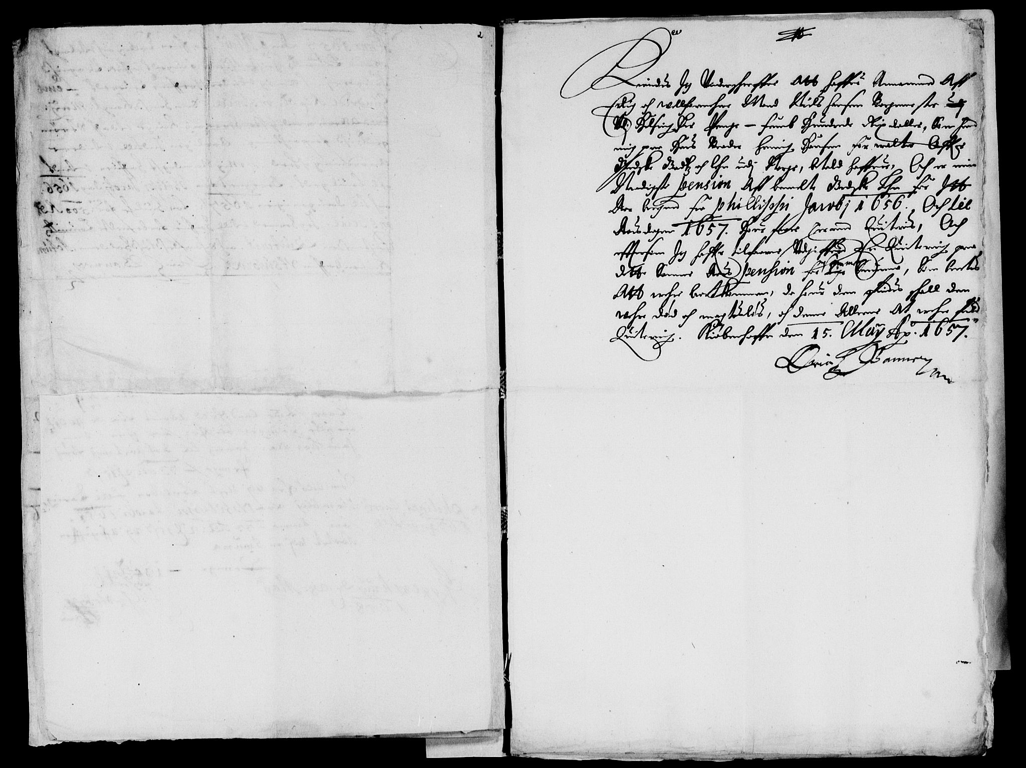 Rentekammeret inntil 1814, Reviderte regnskaper, Lensregnskaper, AV/RA-EA-5023/R/Rb/Rba/L0246: Akershus len, 1657-1659