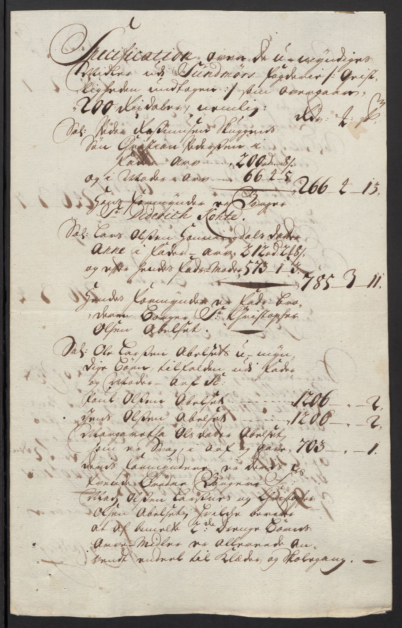 Rentekammeret inntil 1814, Reviderte regnskaper, Fogderegnskap, AV/RA-EA-4092/R54/L3567: Fogderegnskap Sunnmøre, 1715, s. 138