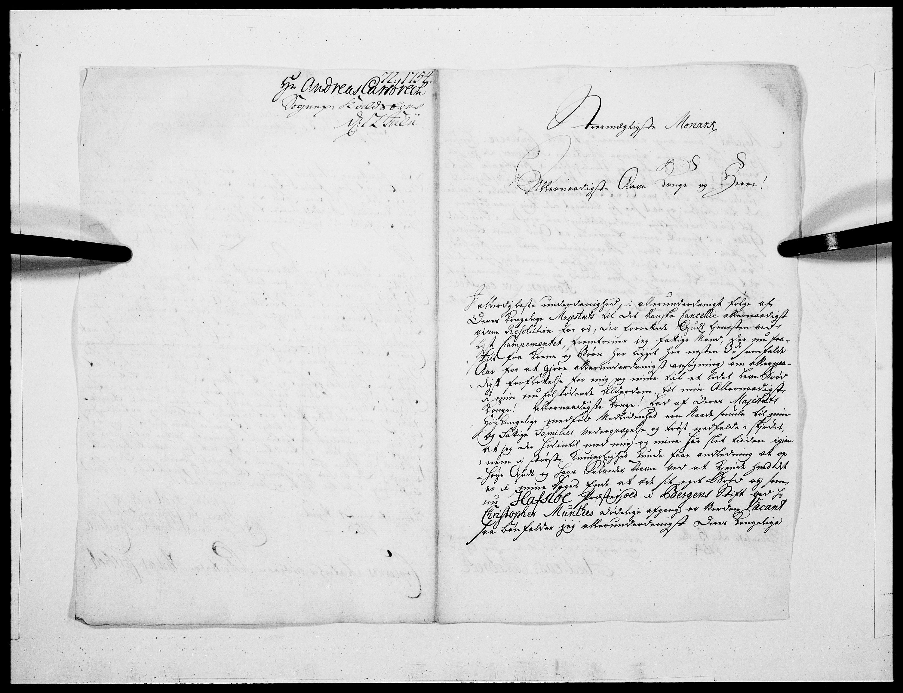 Danske Kanselli 1572-1799, AV/RA-EA-3023/F/Fc/Fcc/Fcca/L0167: Norske innlegg 1572-1799, 1754, s. 25