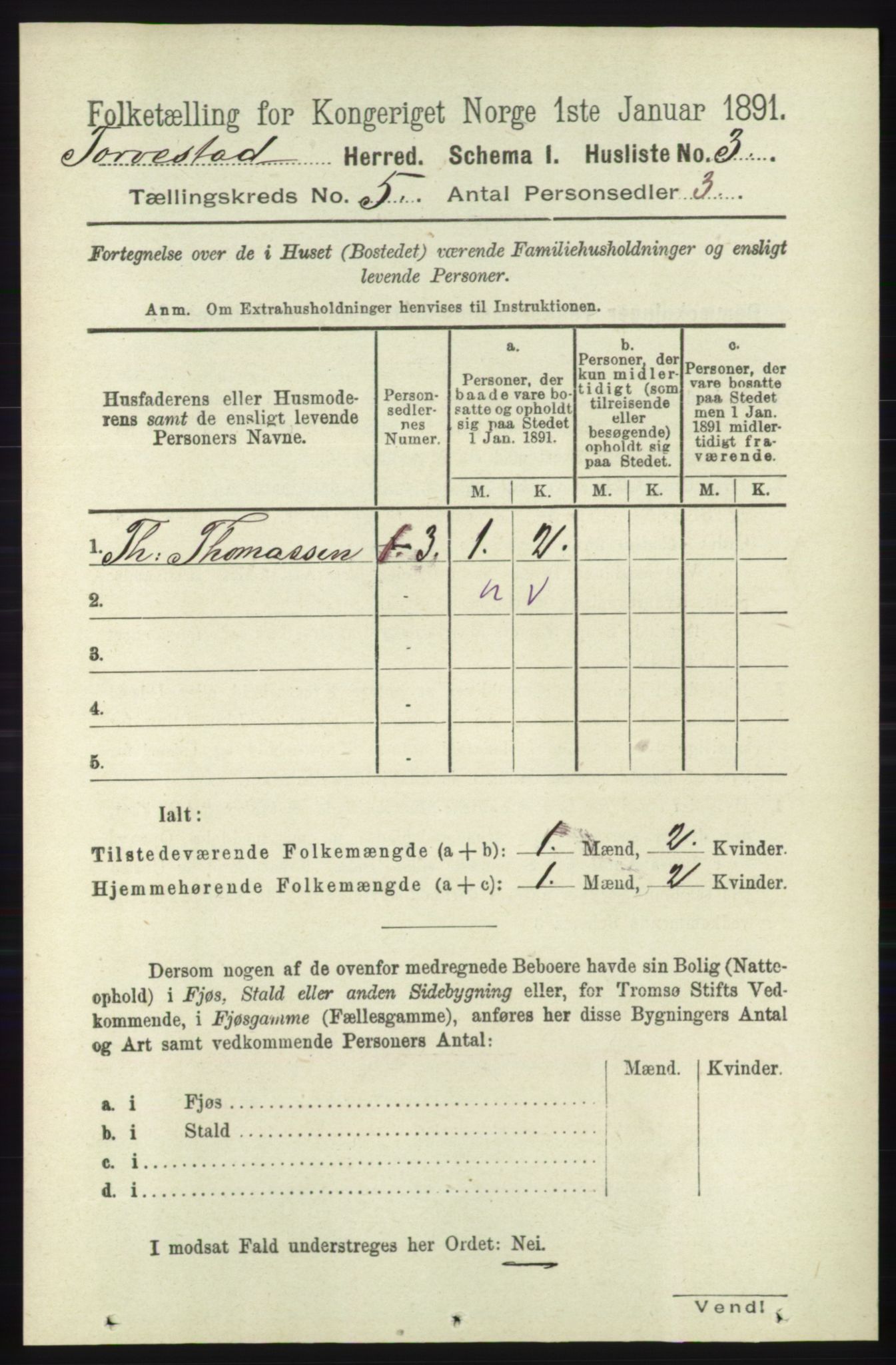 RA, Folketelling 1891 for 1152 Torvastad herred, 1891, s. 1728