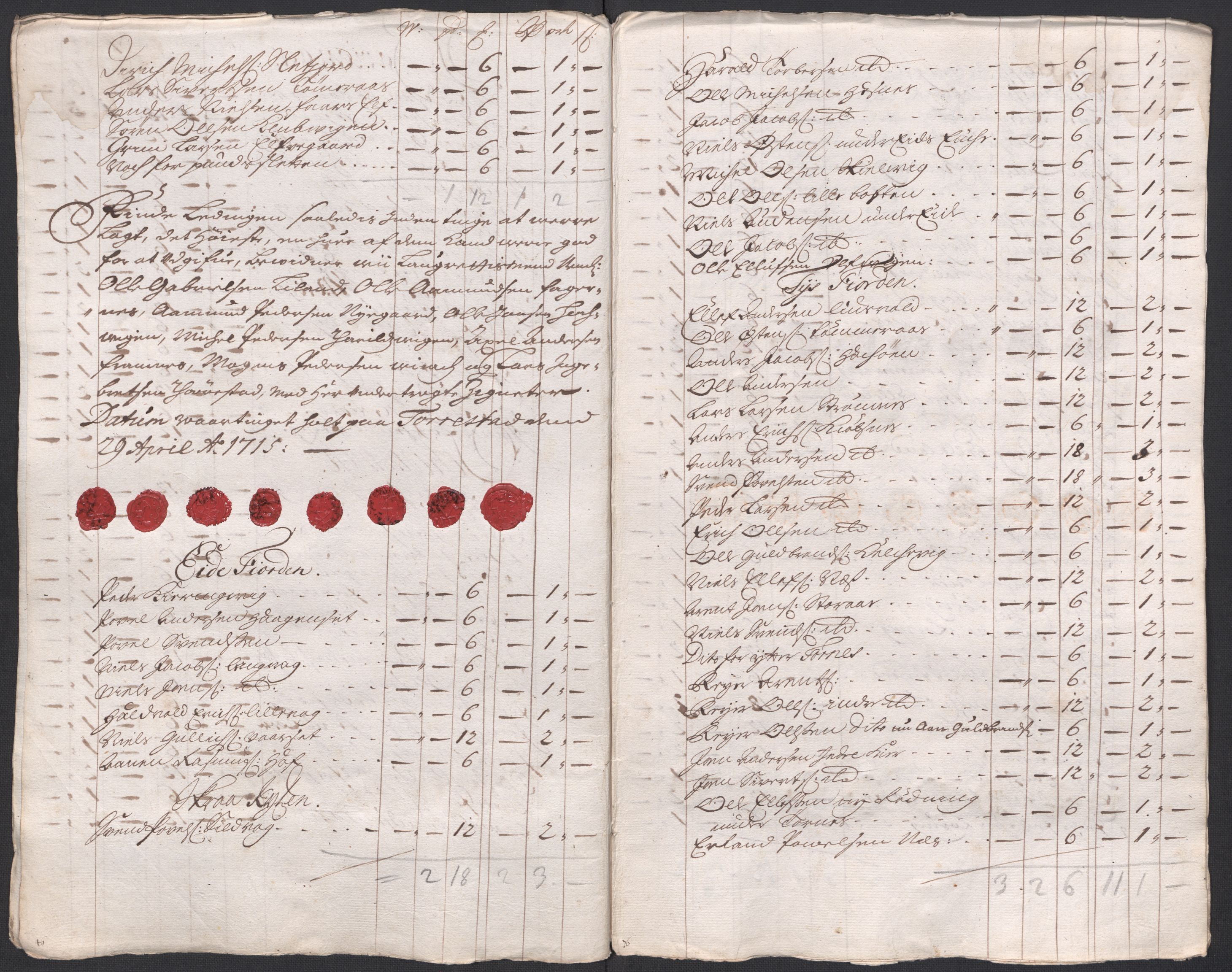 Rentekammeret inntil 1814, Reviderte regnskaper, Fogderegnskap, RA/EA-4092/R66/L4585: Fogderegnskap Salten, 1715, s. 242