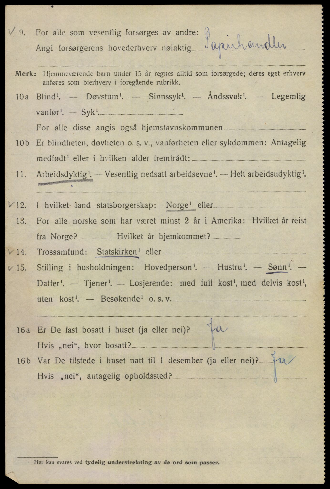 SAO, Folketelling 1920 for 0301 Kristiania kjøpstad, 1920, s. 247346
