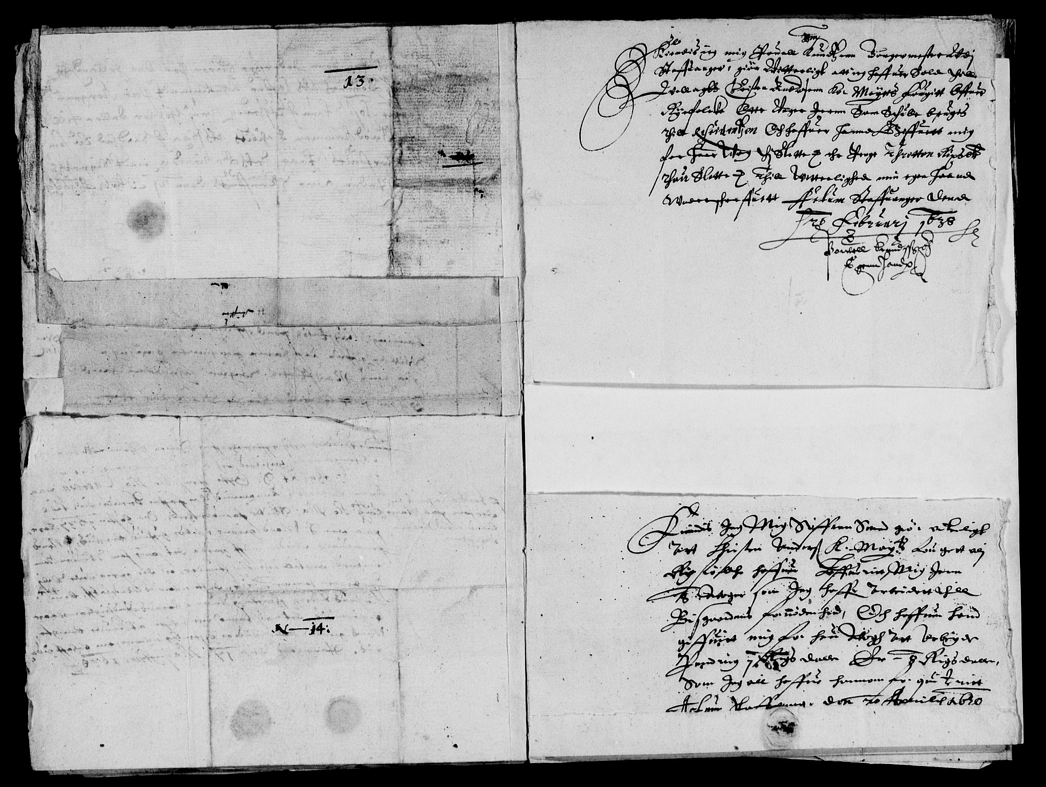 Rentekammeret inntil 1814, Reviderte regnskaper, Lensregnskaper, AV/RA-EA-5023/R/Rb/Rbs/L0021: Stavanger len, 1636-1638
