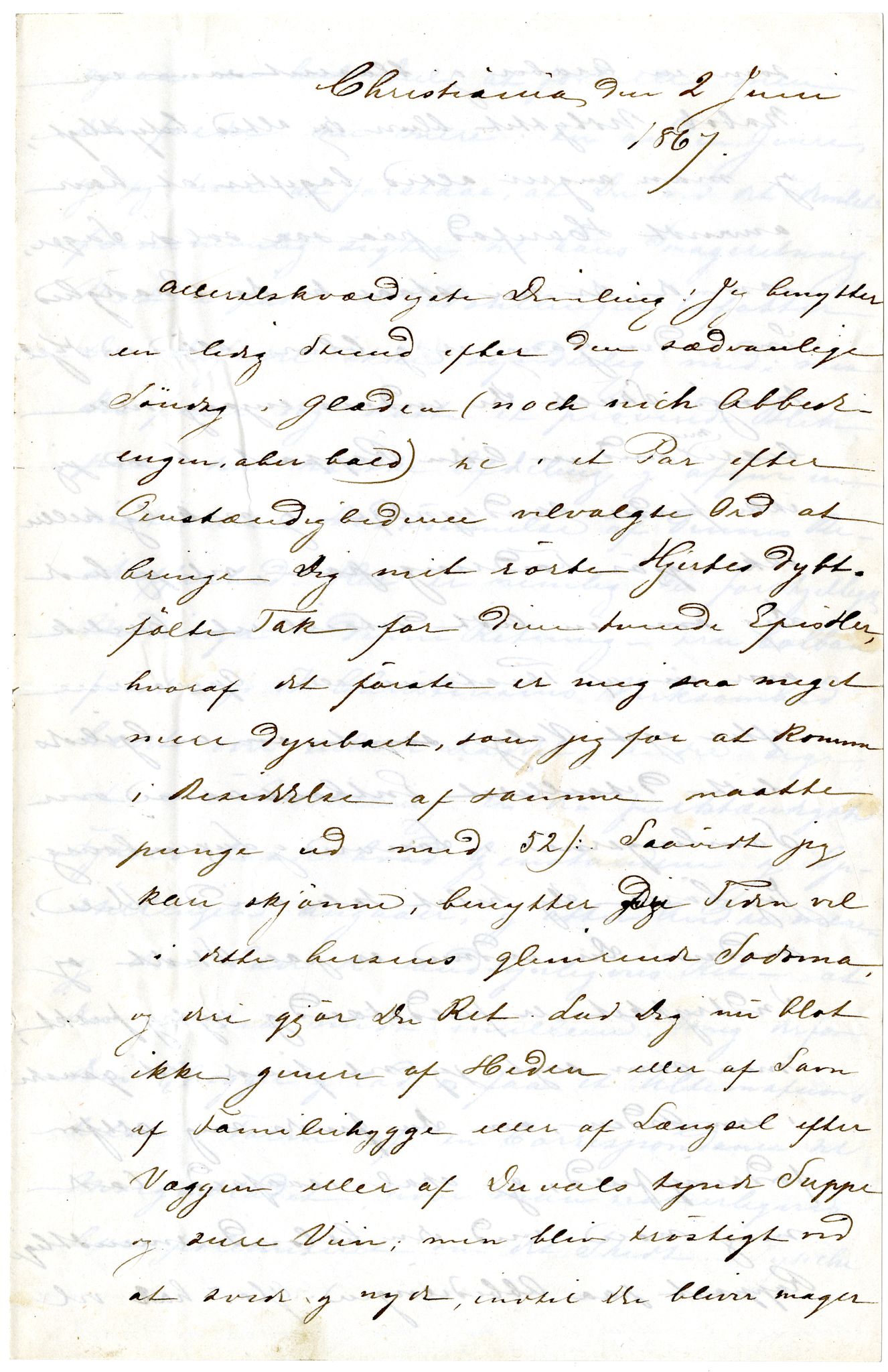 Diderik Maria Aalls brevsamling, NF/Ark-1023/F/L0001: D.M. Aalls brevsamling. A - B, 1738-1889, s. 315