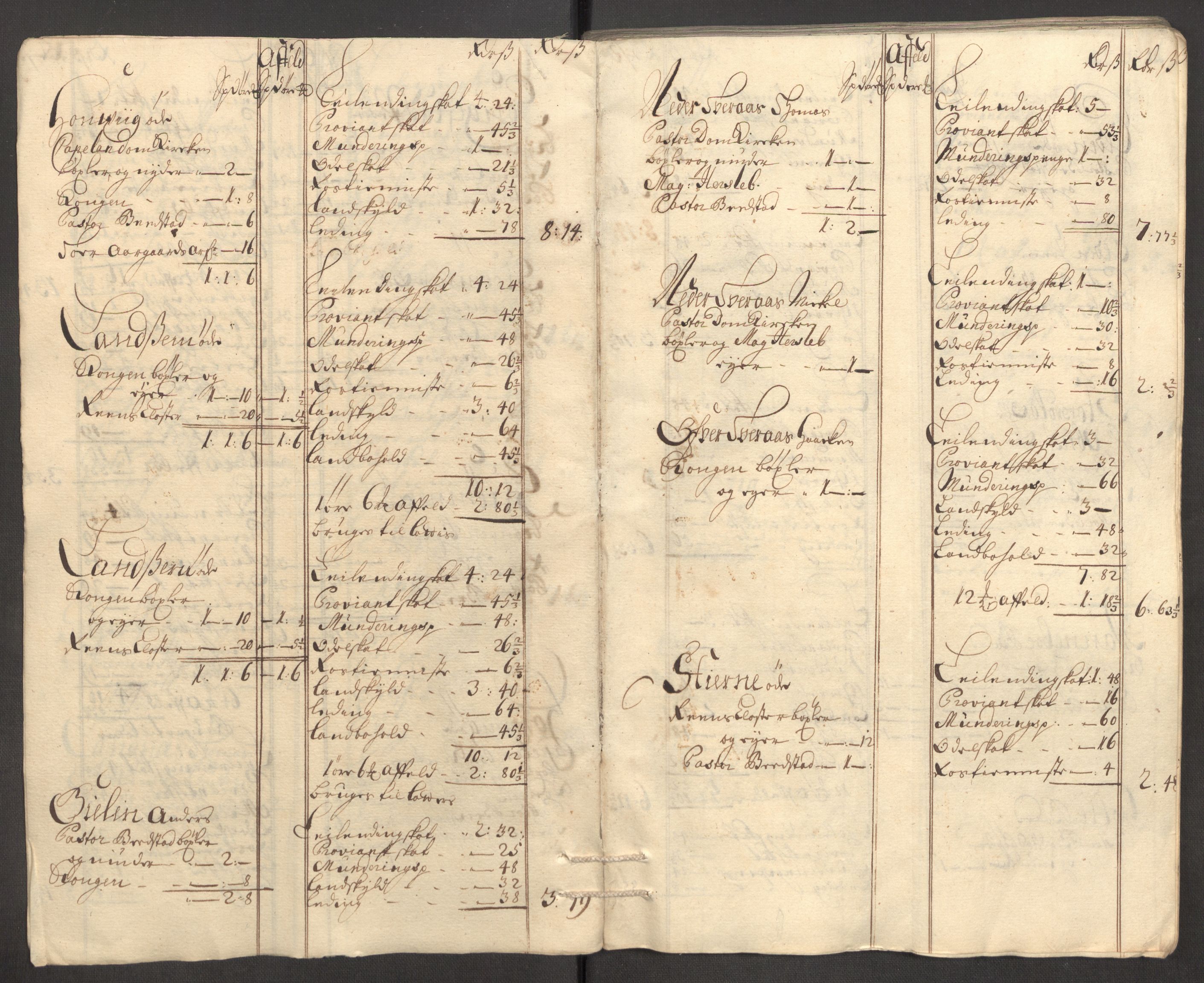 Rentekammeret inntil 1814, Reviderte regnskaper, Fogderegnskap, AV/RA-EA-4092/R63/L4316: Fogderegnskap Inderøy, 1708, s. 27