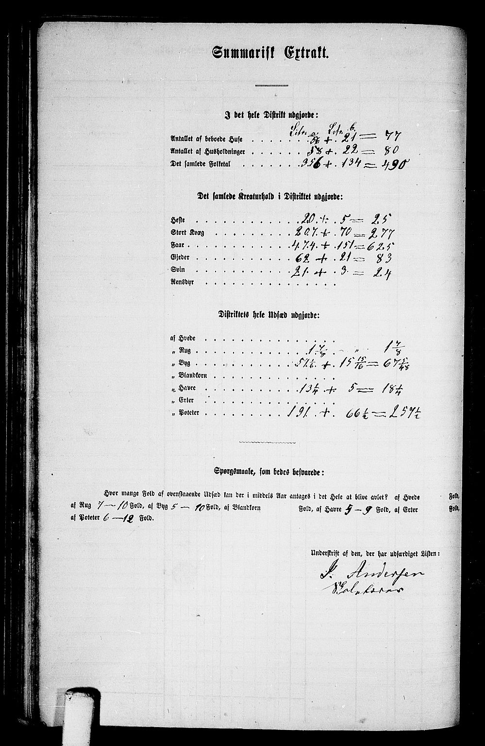 RA, Folketelling 1865 for 1836P Rødøy prestegjeld, 1865, s. 26