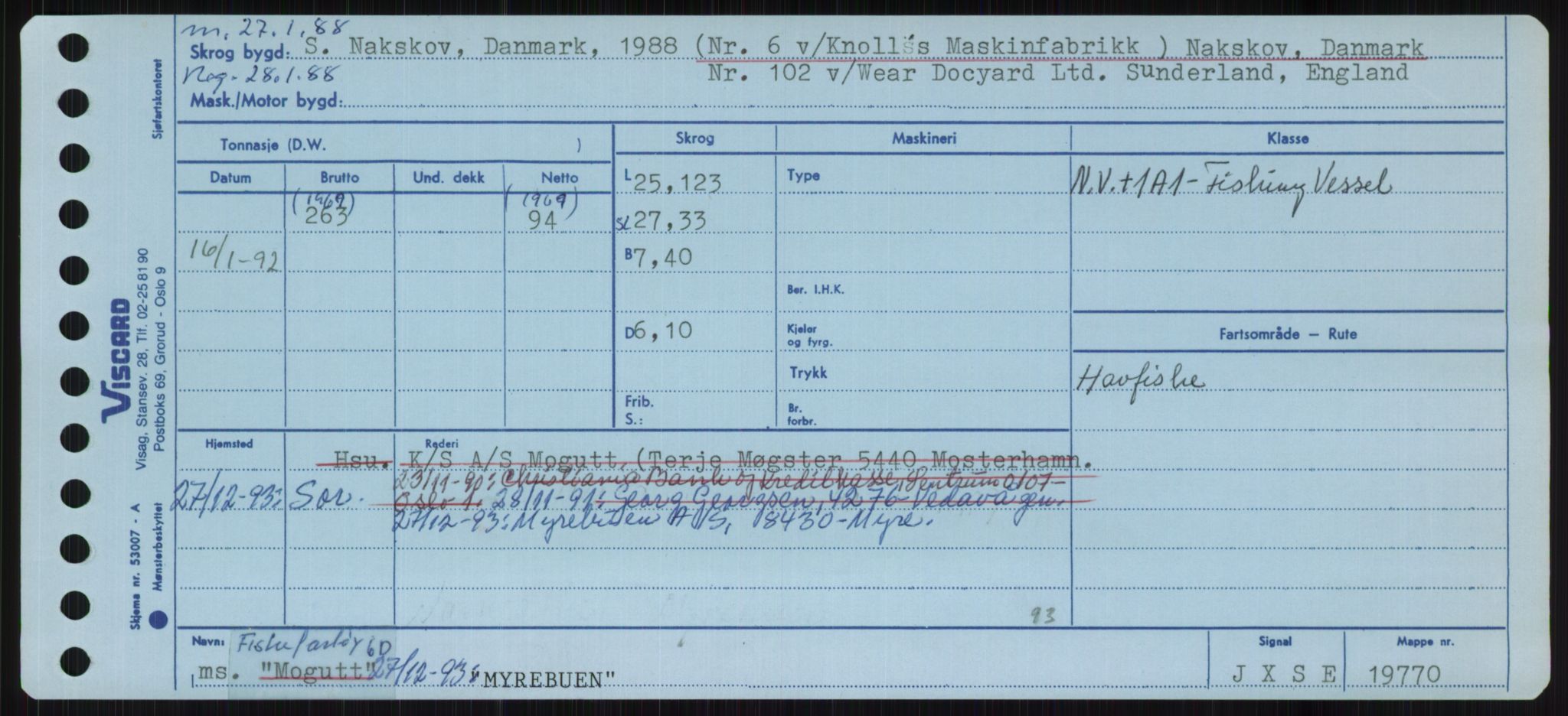 Sjøfartsdirektoratet med forløpere, Skipsmålingen, RA/S-1627/H/Ha/L0004/0001: Fartøy, Mas-R / Fartøy, Mas-Odd, s. 311