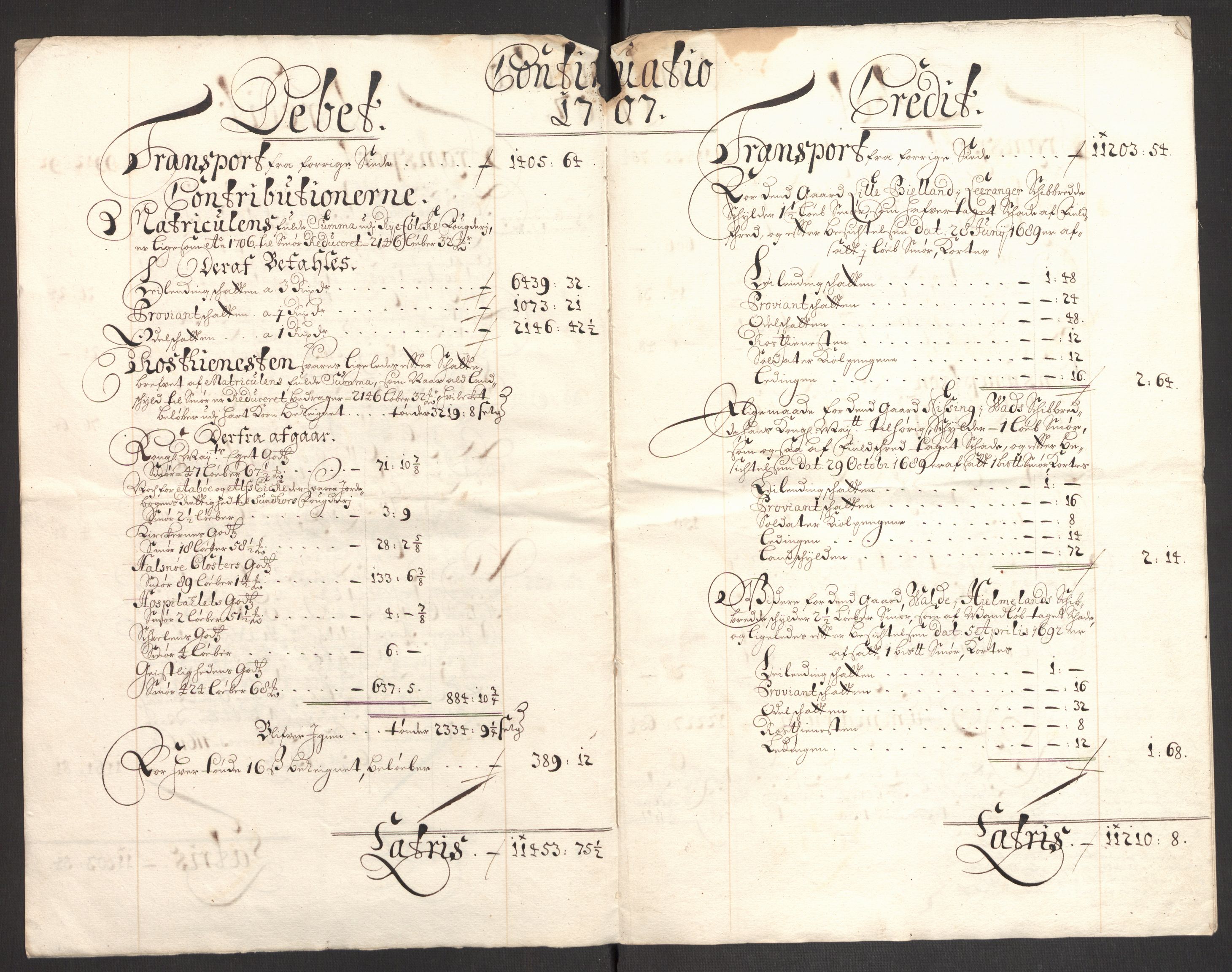 Rentekammeret inntil 1814, Reviderte regnskaper, Fogderegnskap, AV/RA-EA-4092/R47/L2861: Fogderegnskap Ryfylke, 1706-1709, s. 95