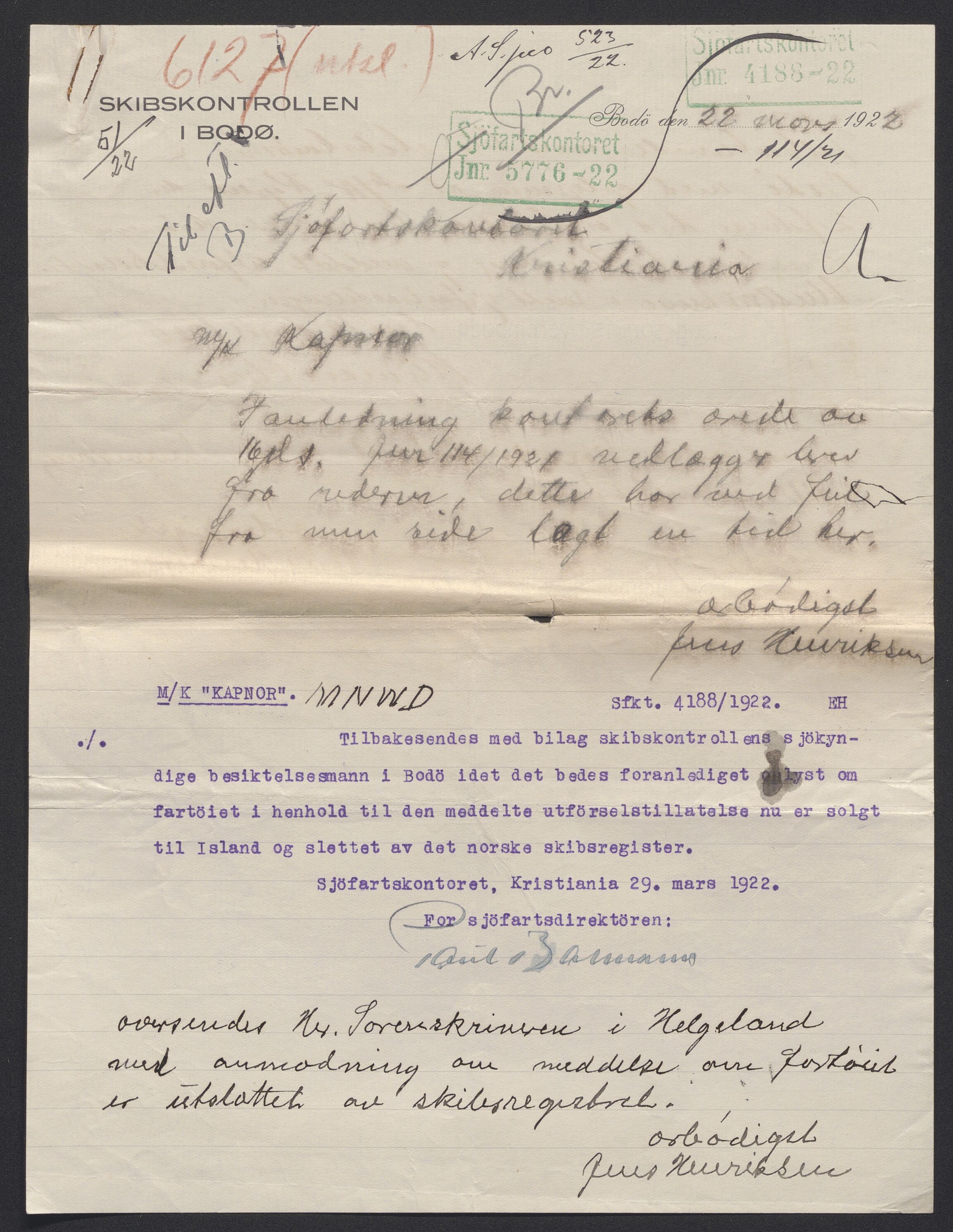 Sjøfartsdirektoratet med forløpere, skipsmapper slettede skip, AV/RA-S-4998/F/Fa/L0588: --, 1866-1928, s. 7
