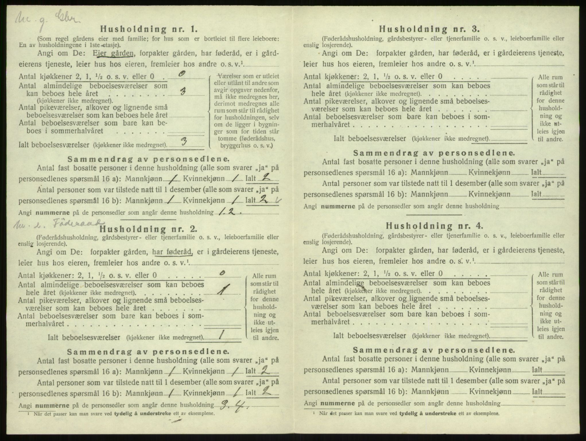 SAB, Folketelling 1920 for 1413 Hyllestad herred, 1920, s. 143