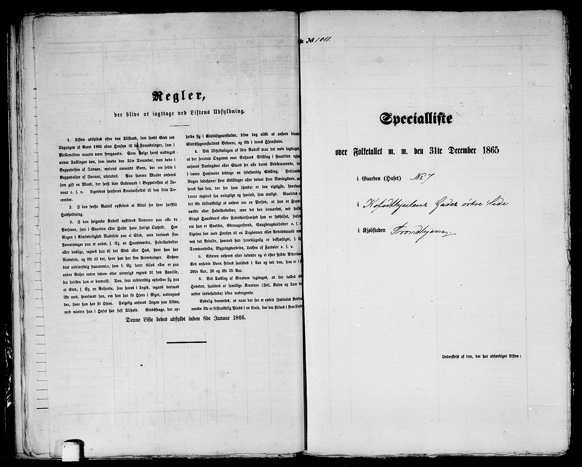 RA, Folketelling 1865 for 1601 Trondheim kjøpstad, 1865, s. 2103