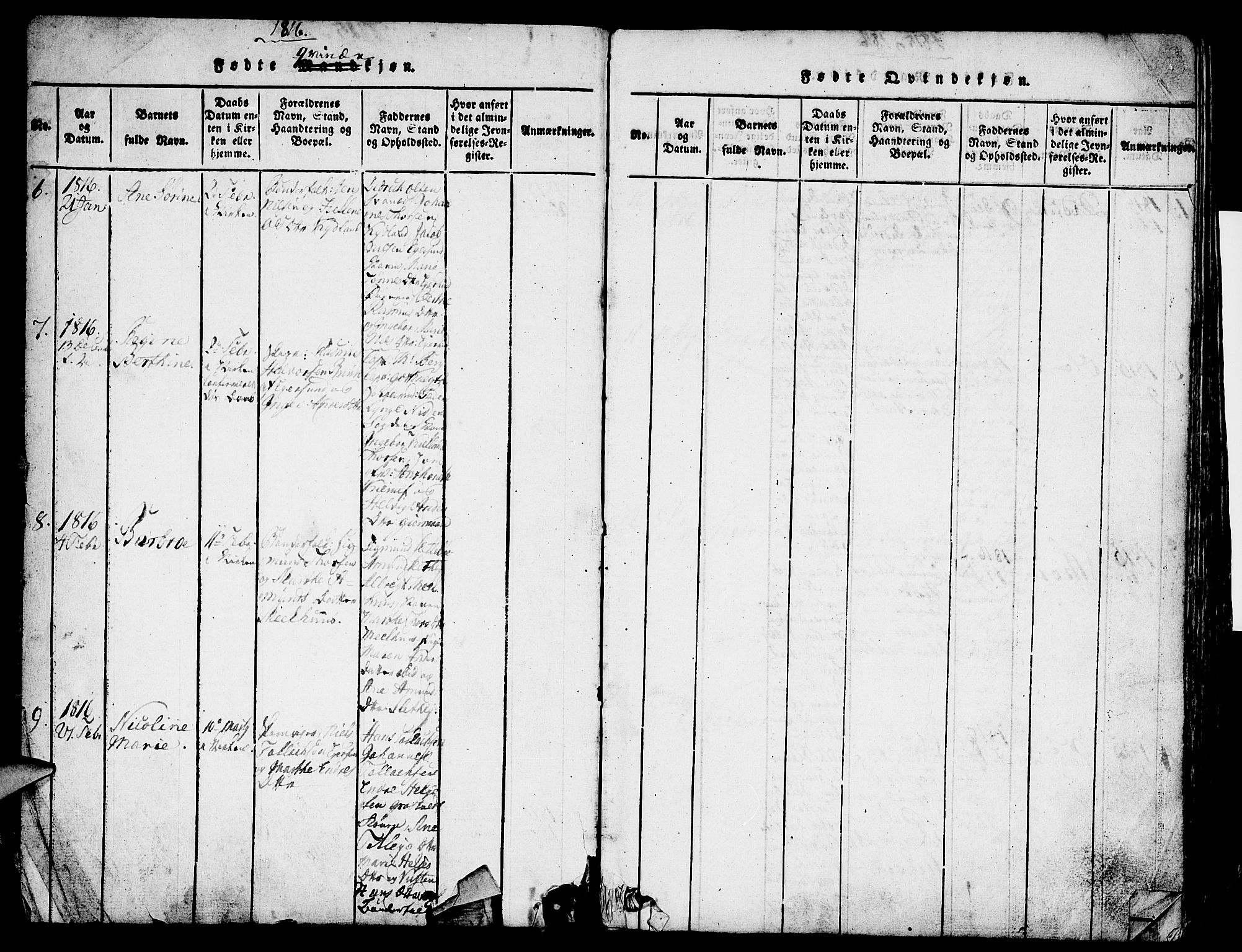 Eigersund sokneprestkontor, SAST/A-101807/S08/L0007: Ministerialbok nr. A 7, 1815-1827