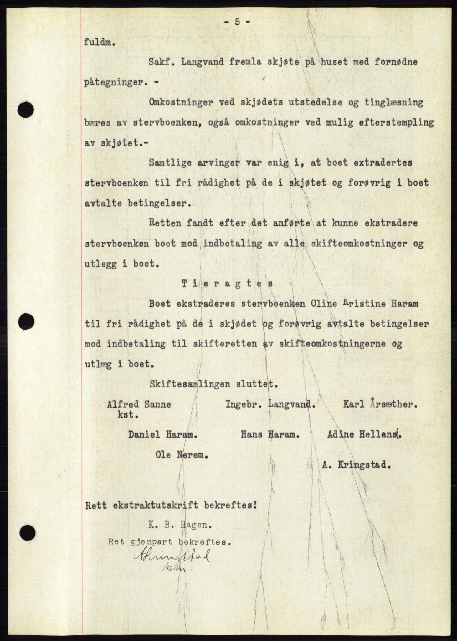 Ålesund byfogd, AV/SAT-A-4384: Pantebok nr. 30, 1932-1933, Tingl.dato: 19.05.1933