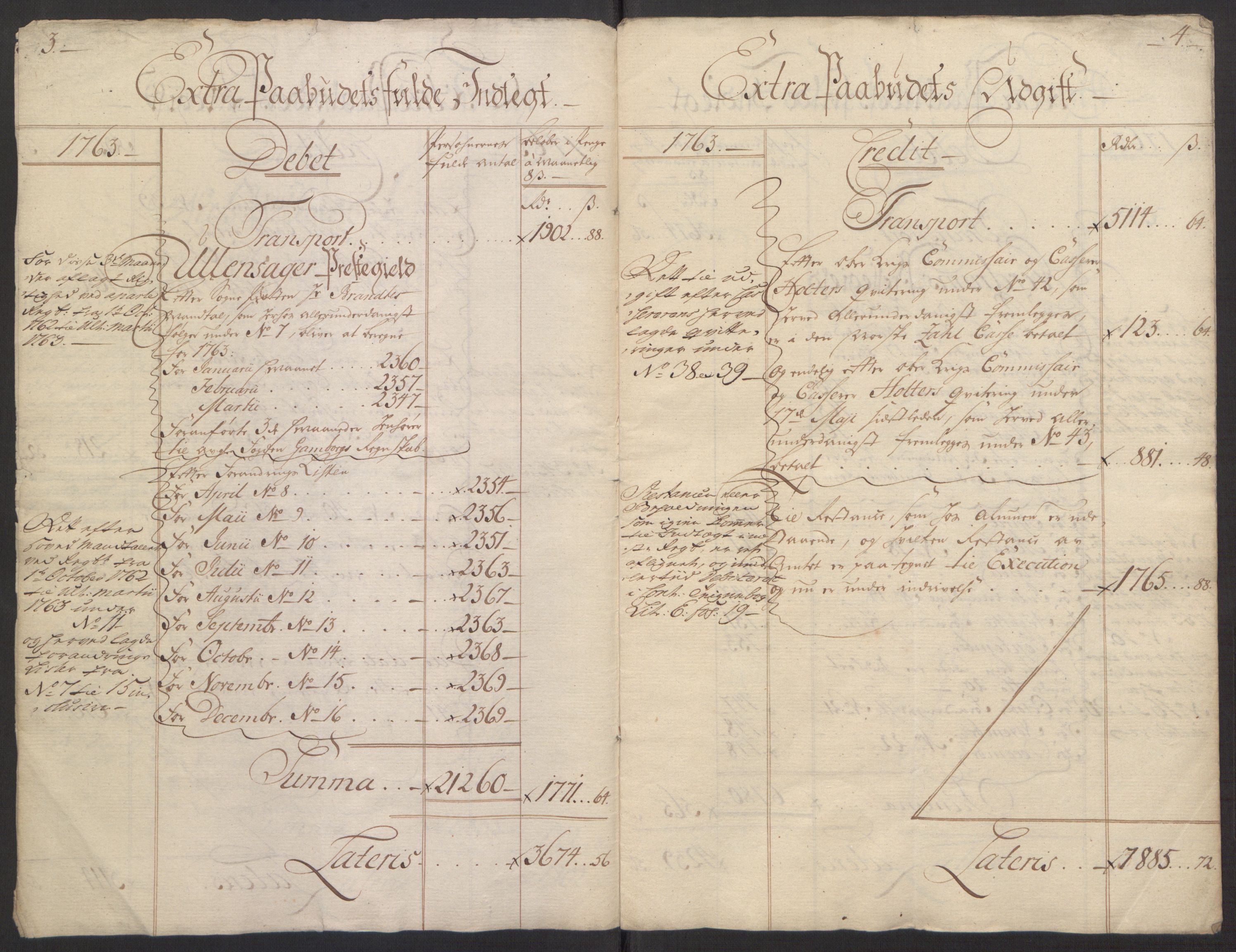 Rentekammeret inntil 1814, Reviderte regnskaper, Fogderegnskap, AV/RA-EA-4092/R12/L0803: Ekstraskatten Øvre Romerike, 1763-1764, s. 7