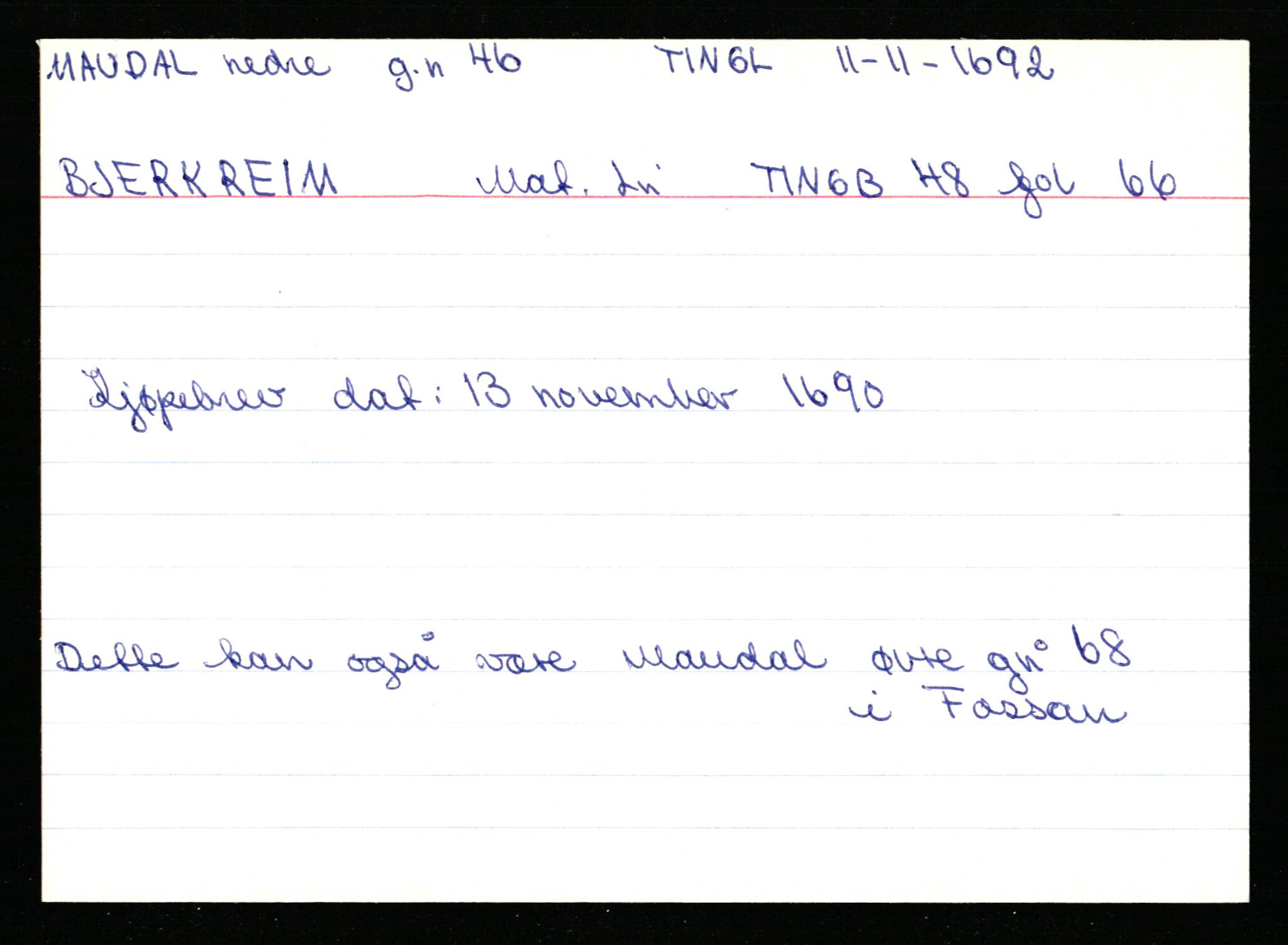 Statsarkivet i Stavanger, AV/SAST-A-101971/03/Y/Ym/L0037: Åstedskort sortert etter gårdsnavn: Lædre - Mauland, 1600-1950, s. 607