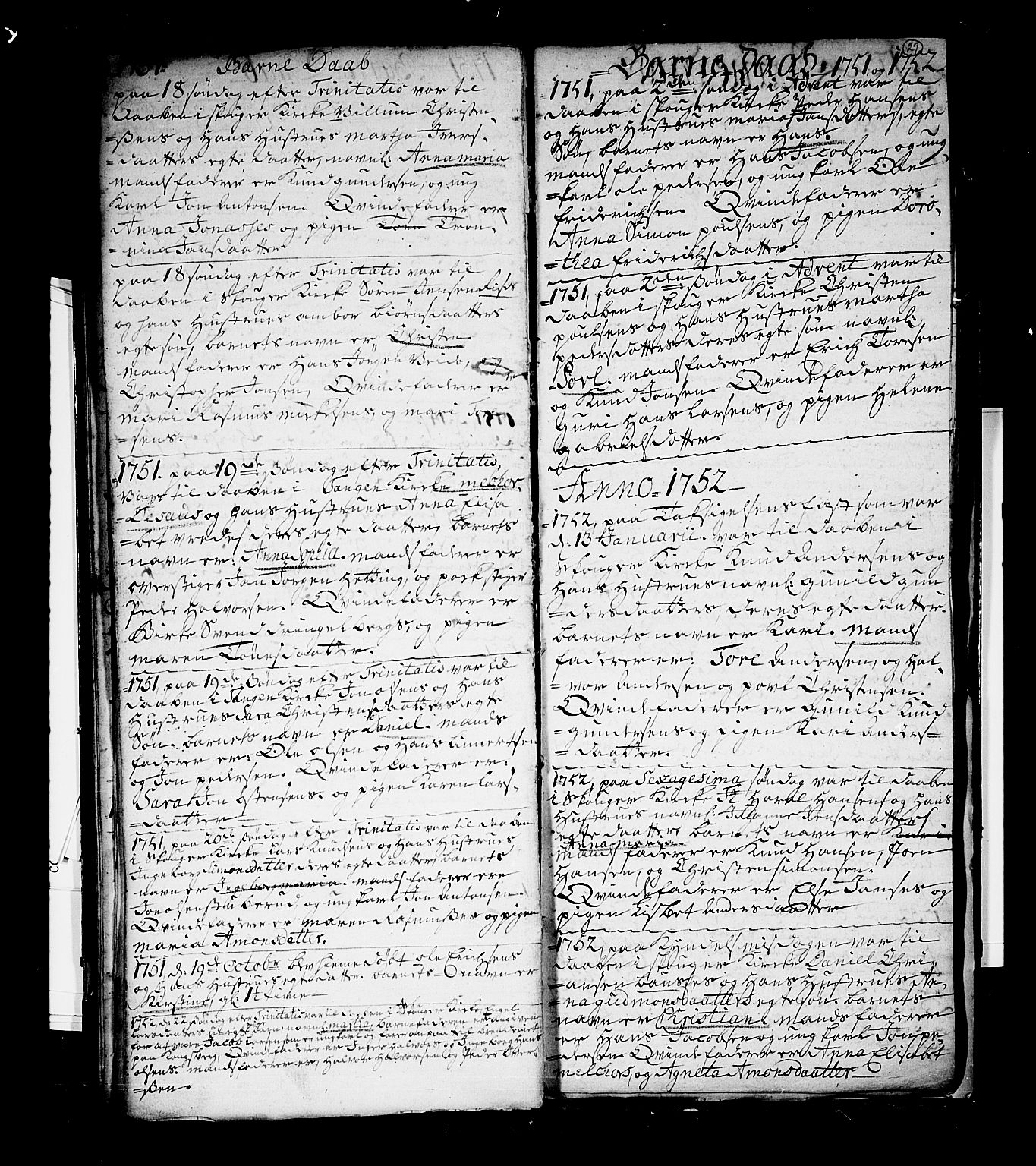 Skoger kirkebøker, AV/SAKO-A-59/G/Gb/L0001: Klokkerbok nr. II 1, 1748-1753, s. 29