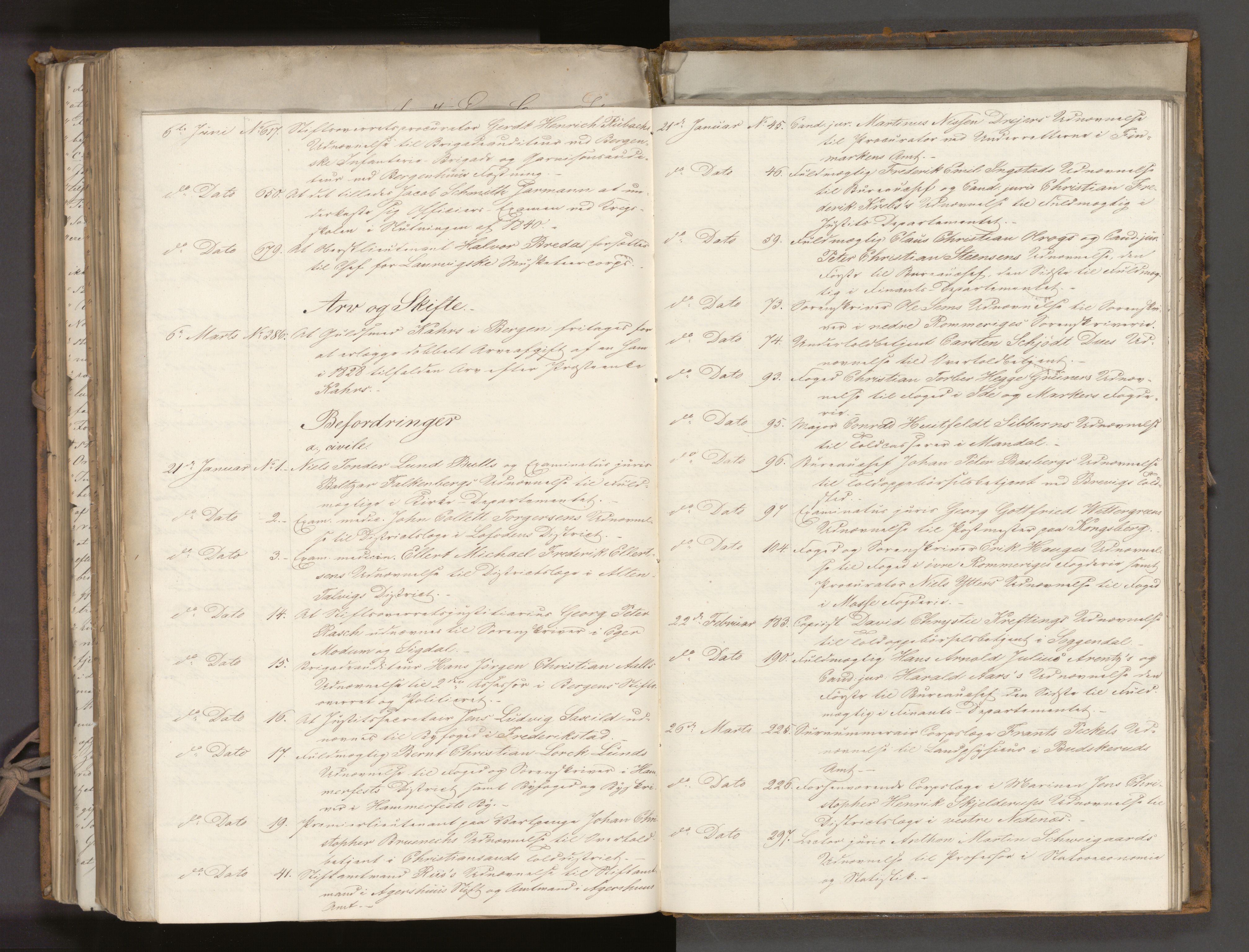 Statsrådssekretariatet, AV/RA-S-1001/A/Ab/L0051: Kgl. res. nr. 1-814, 1. halvår, 1840