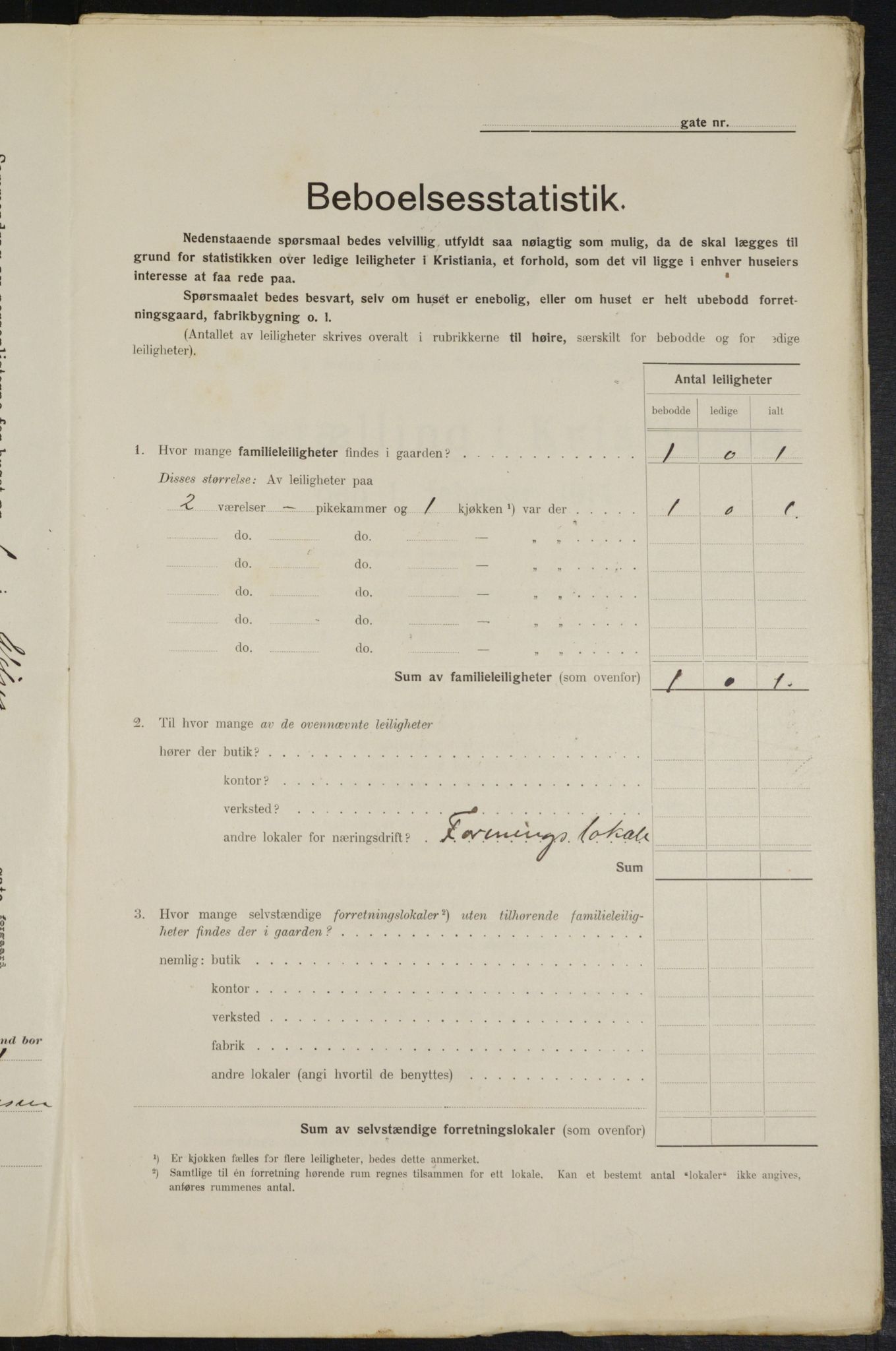 OBA, Kommunal folketelling 1.2.1914 for Kristiania, 1914, s. 129265