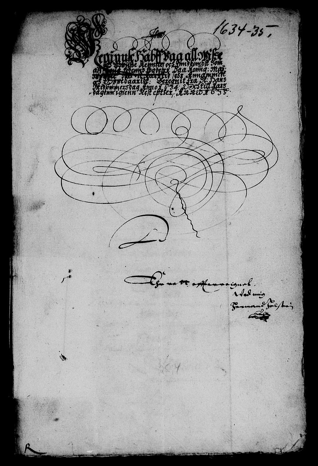 Rentekammeret inntil 1814, Reviderte regnskaper, Lensregnskaper, AV/RA-EA-5023/R/Rb/Rbz/L0025: Nordlandenes len, 1631-1635