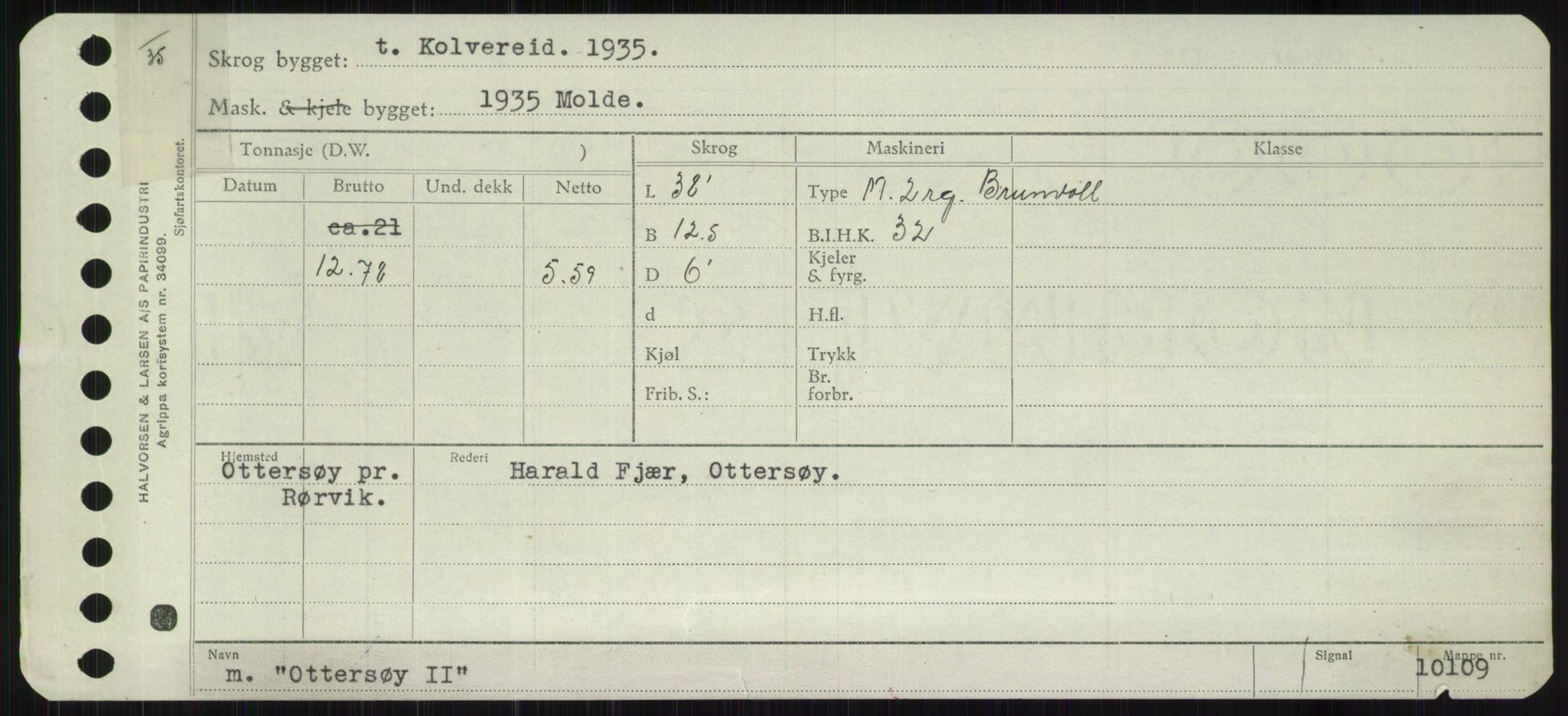 Sjøfartsdirektoratet med forløpere, Skipsmålingen, RA/S-1627/H/Ha/L0004/0002: Fartøy, Mas-R / Fartøy, Odin-R, s. 197