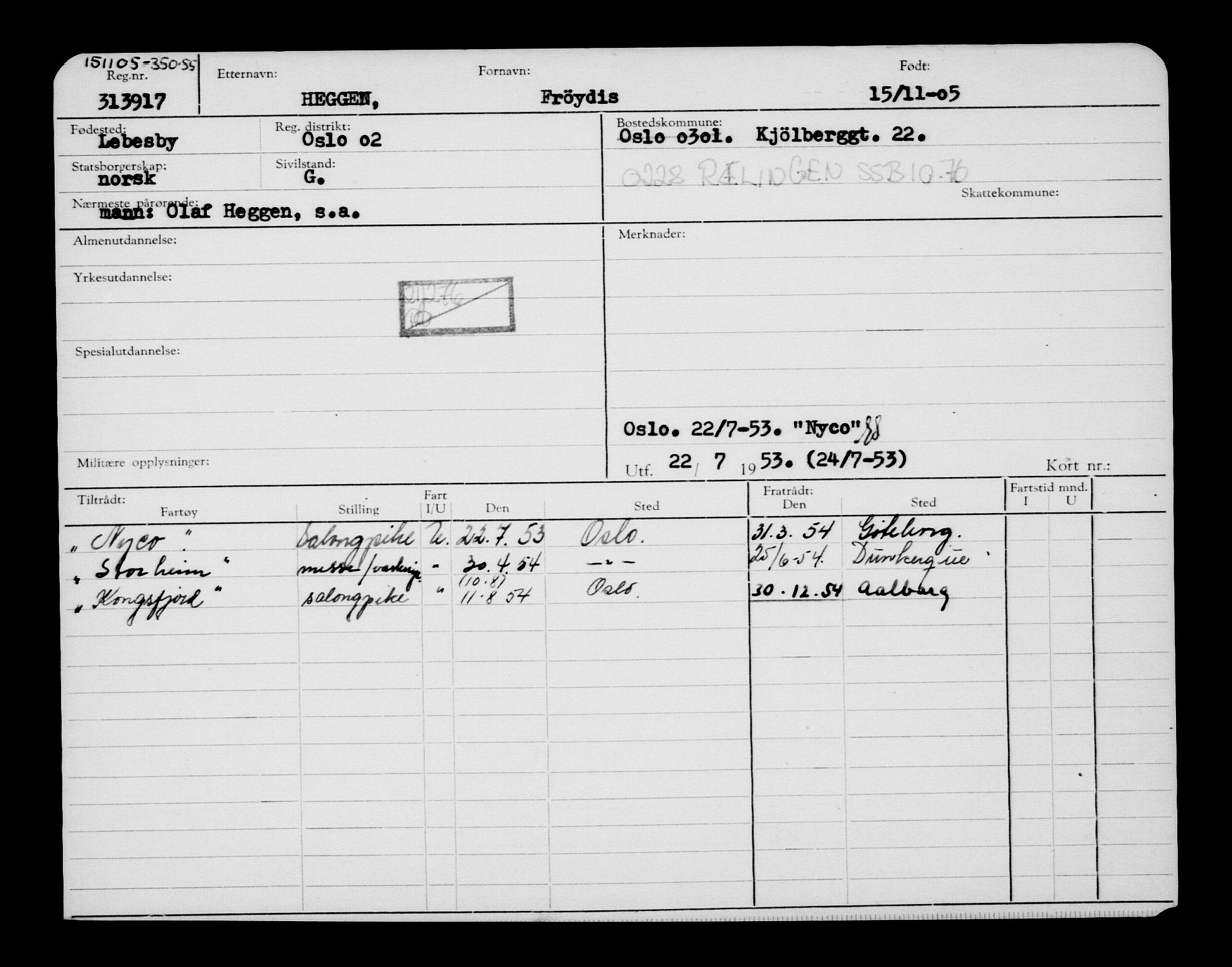 Direktoratet for sjømenn, AV/RA-S-3545/G/Gb/L0062: Hovedkort, 1905, s. 159