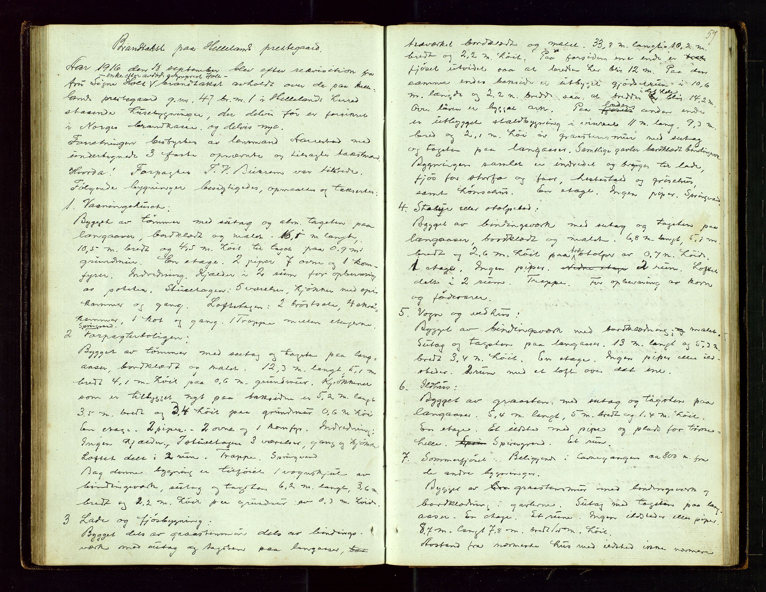 Helleland lensmannskontor, AV/SAST-A-100209/Goa/L0001: "Brandtaxations-Protocol for Hetlands Thinglag", 1847-1920, s. 56b-57a