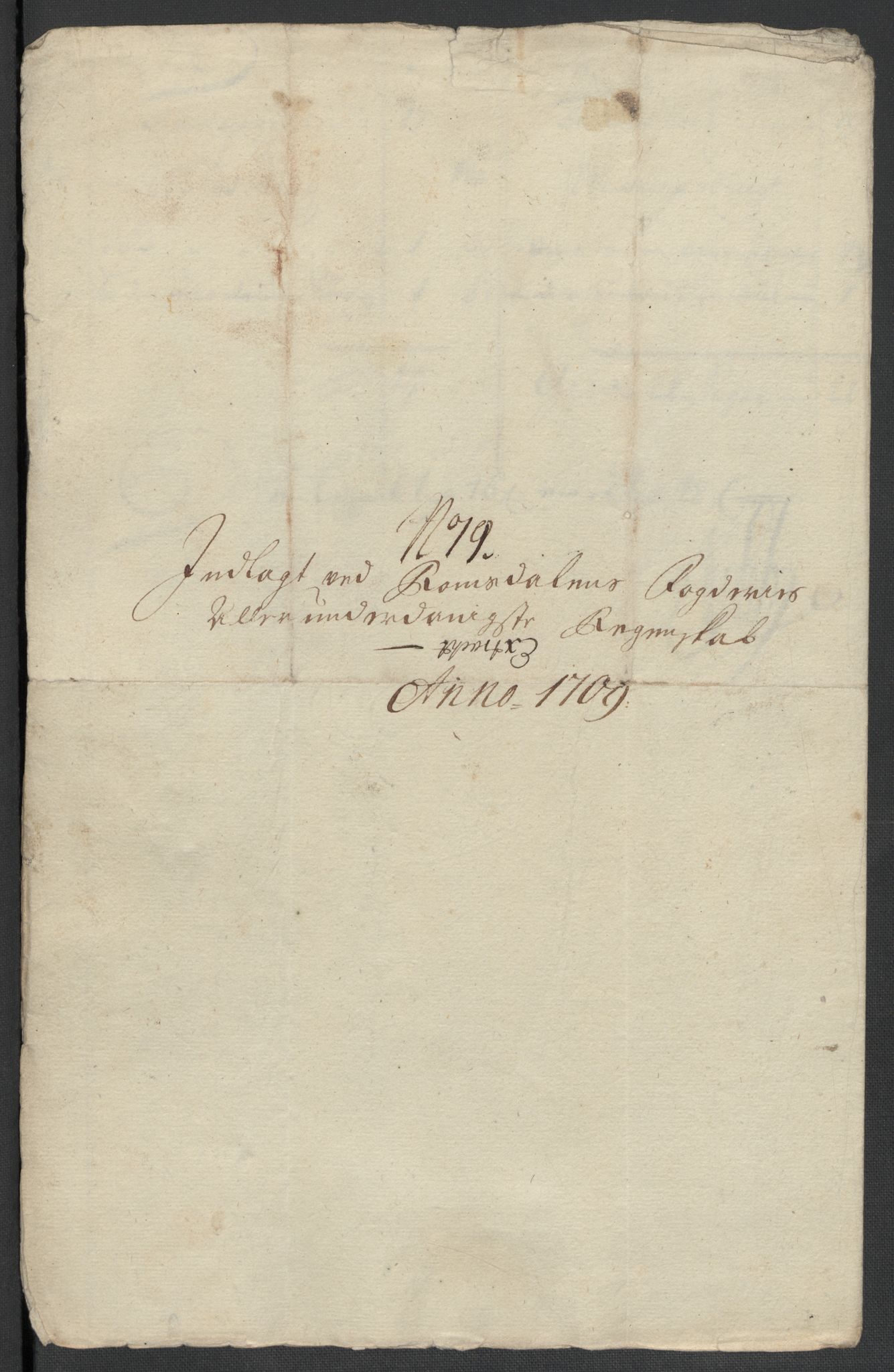 Rentekammeret inntil 1814, Reviderte regnskaper, Fogderegnskap, AV/RA-EA-4092/R55/L3659: Fogderegnskap Romsdal, 1709-1710, s. 156