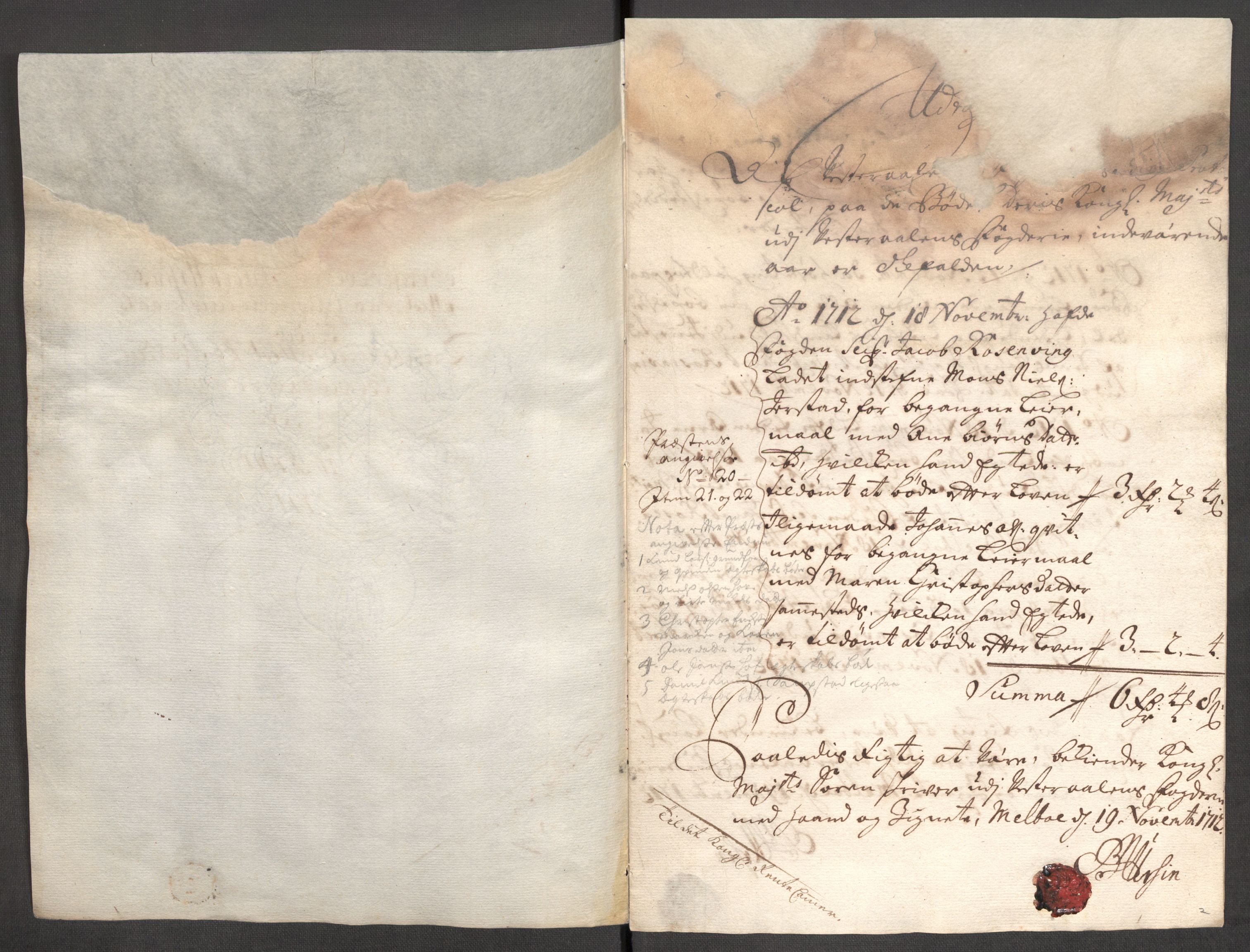 Rentekammeret inntil 1814, Reviderte regnskaper, Fogderegnskap, RA/EA-4092/R67/L4679: Fogderegnskap Vesterålen, Andenes og Lofoten, 1711-1713, s. 38