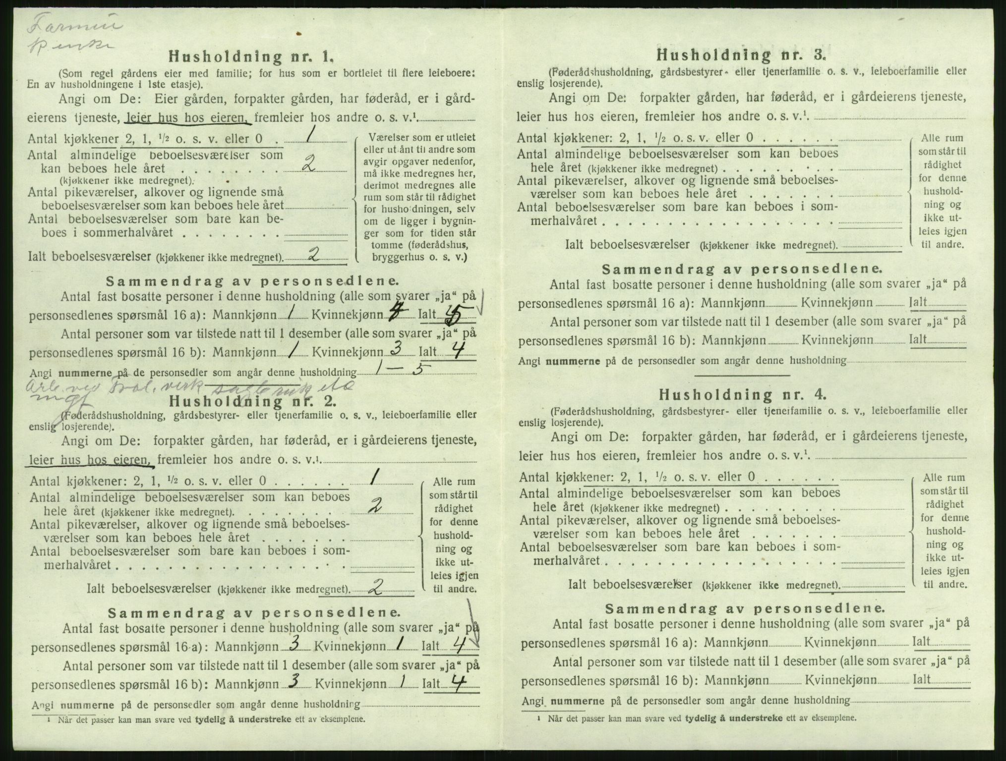 SAK, Folketelling 1920 for 0919 Froland herred, 1920, s. 426