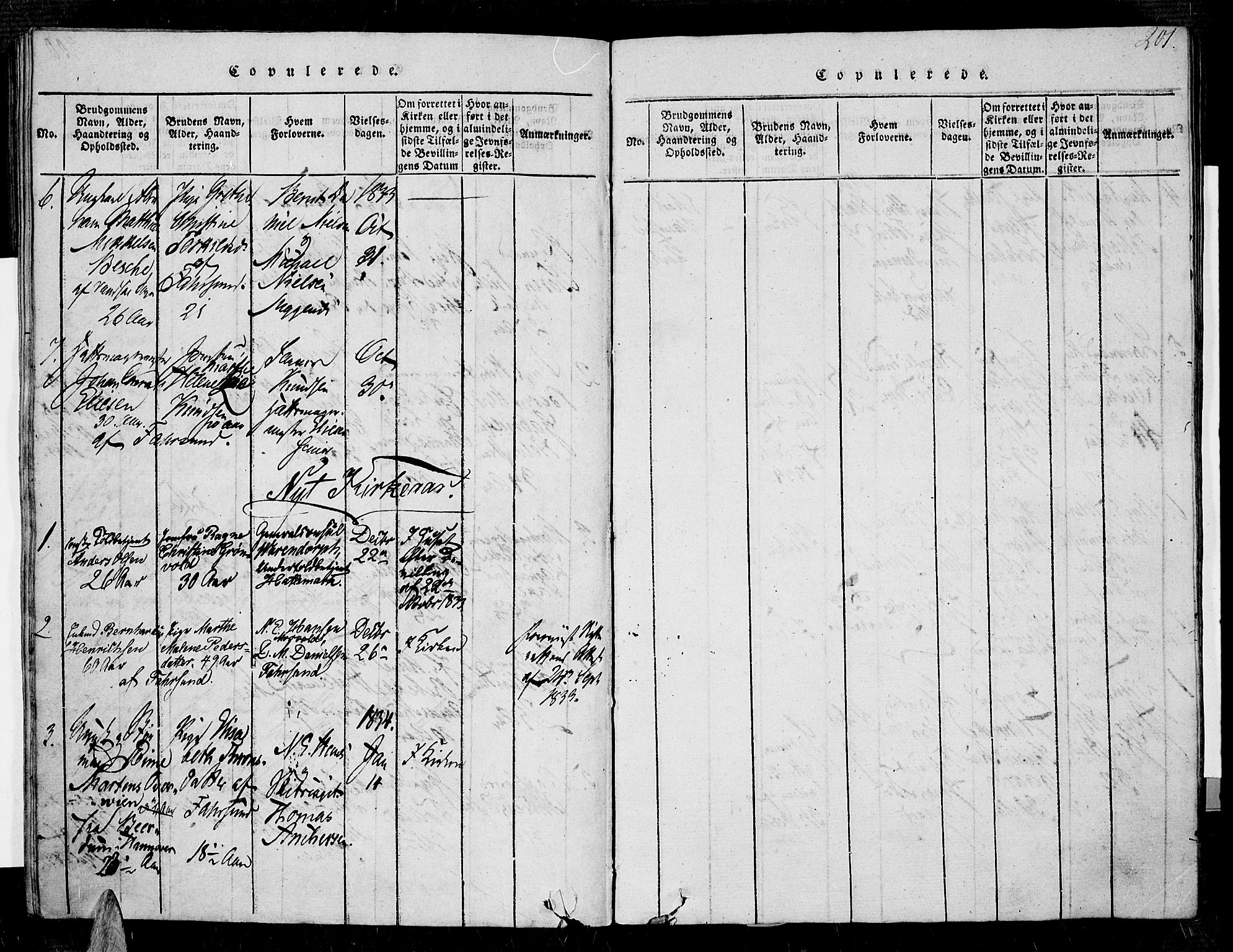 Farsund sokneprestkontor, SAK/1111-0009/F/Fa/L0002: Ministerialbok nr. A 2, 1815-1836, s. 201