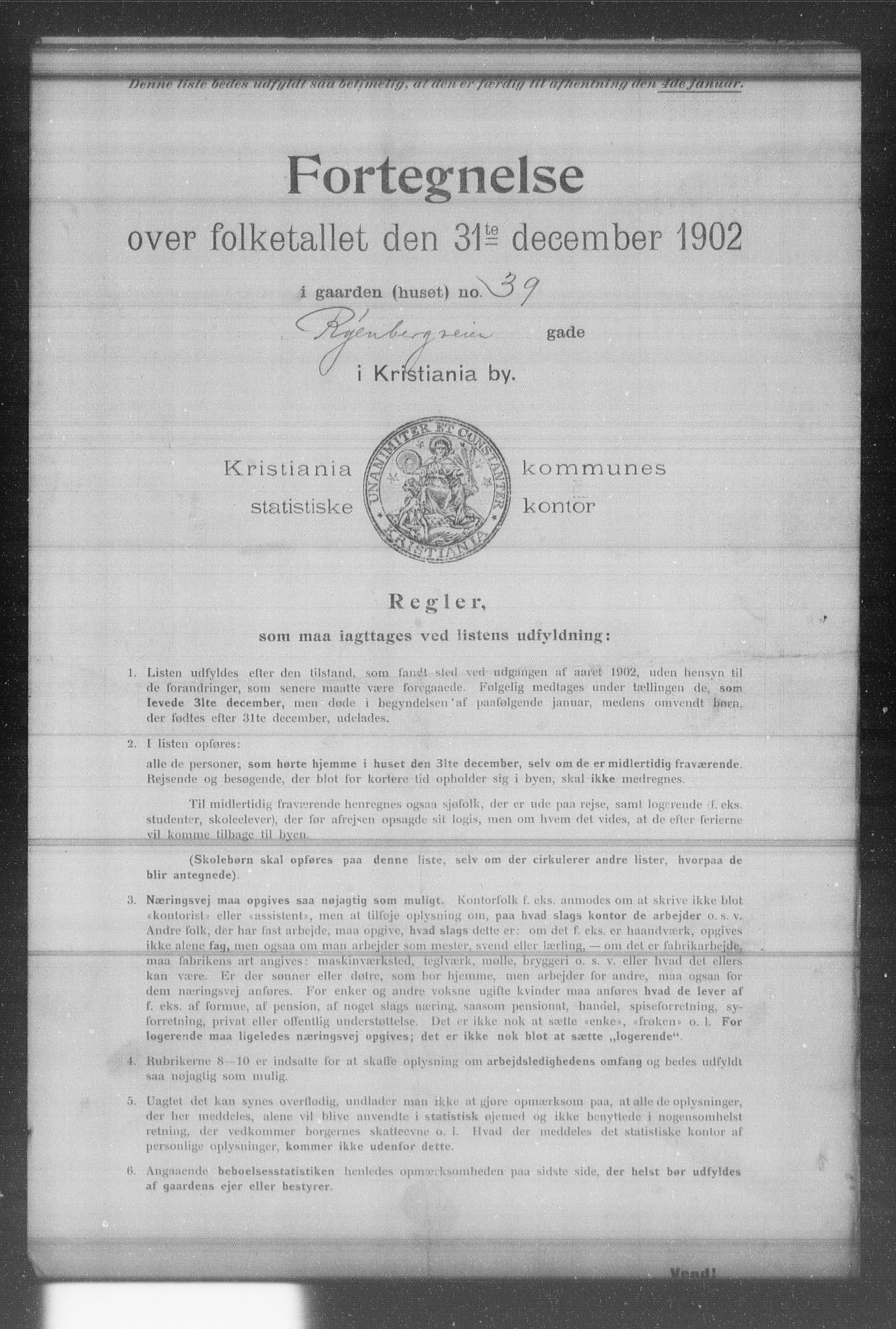 OBA, Kommunal folketelling 31.12.1902 for Kristiania kjøpstad, 1902, s. 16294