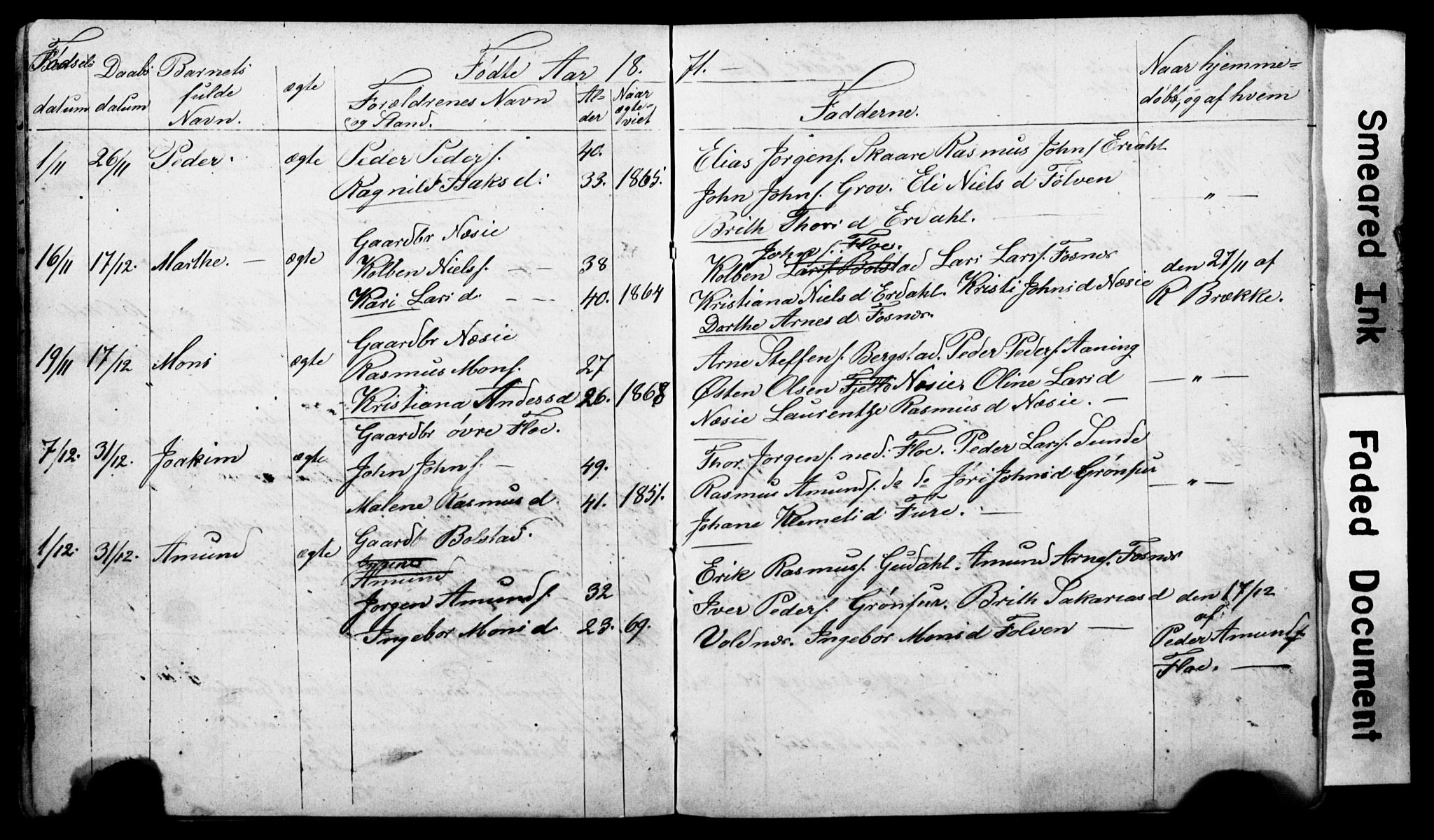 Stryn Sokneprestembete, AV/SAB-A-82501: Klokkerbok nr. C 1A, 1866-1875, s. 28