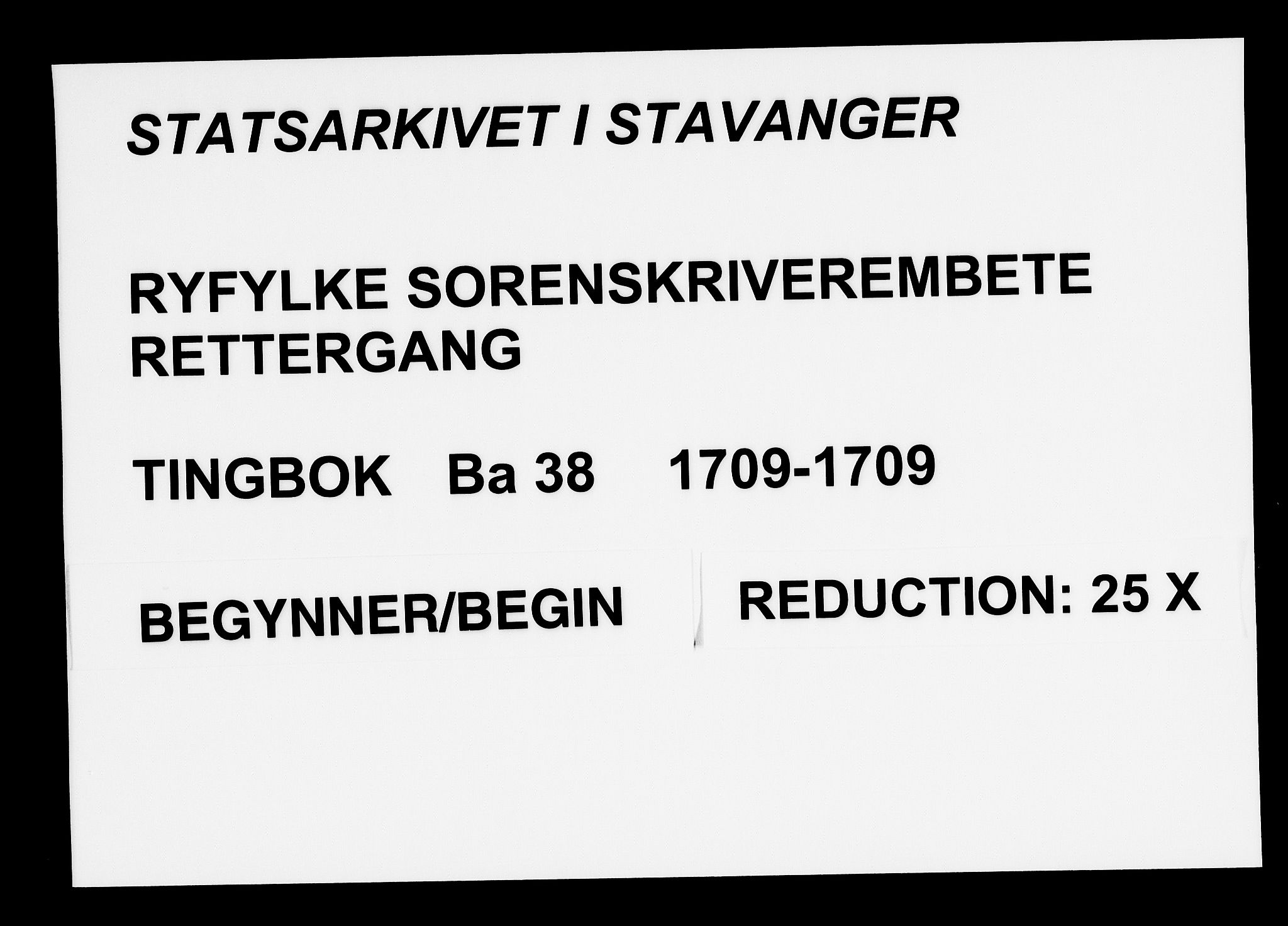 Ryfylke tingrett, SAST/A-100055/001/I/IB/IBBa/L0038: Tingbok, Karmsund og Hesby, 1709