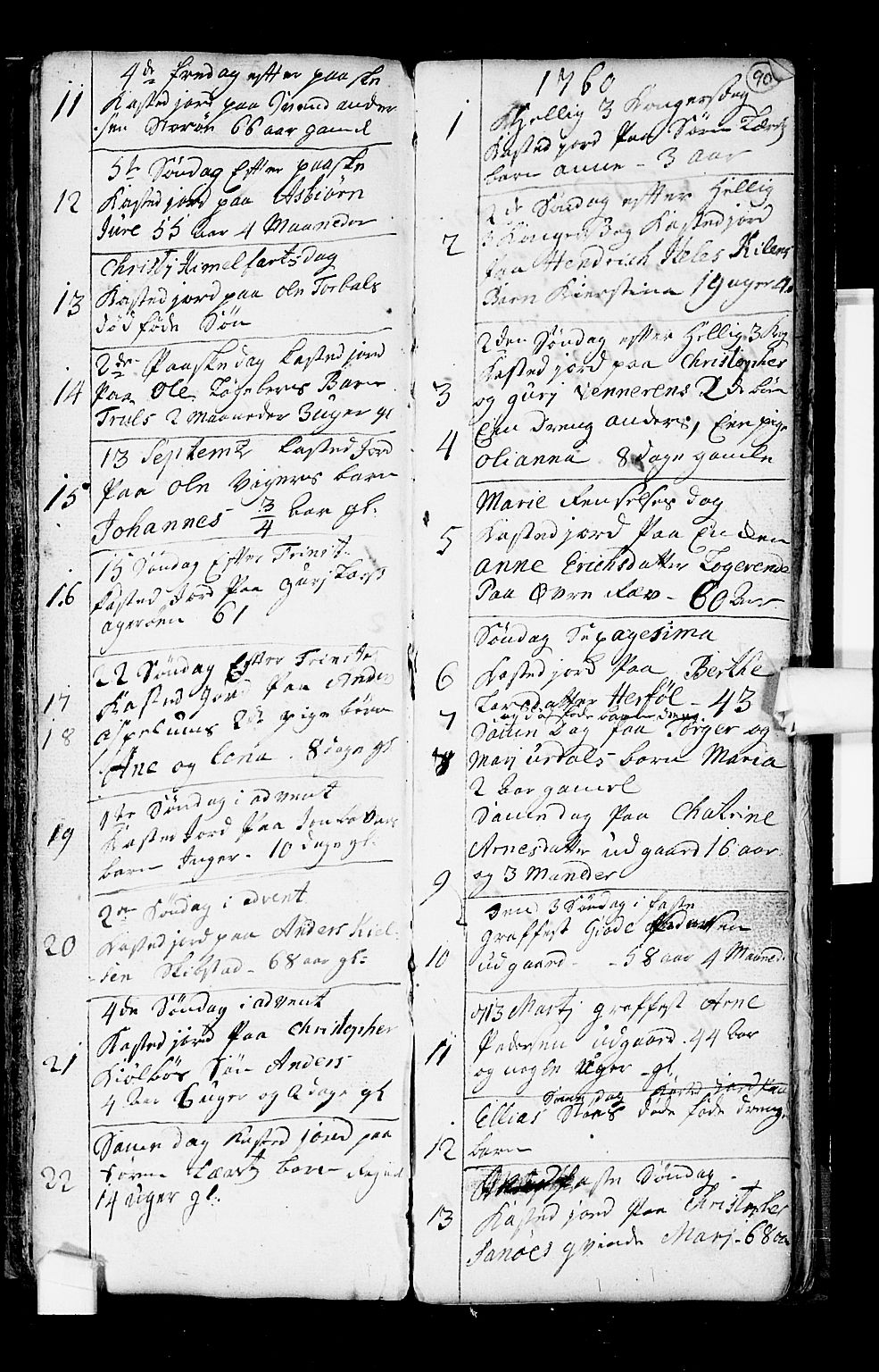 Hvaler prestekontor Kirkebøker, AV/SAO-A-2001/F/Fa/L0003: Ministerialbok nr. I 3, 1758-1796, s. 90
