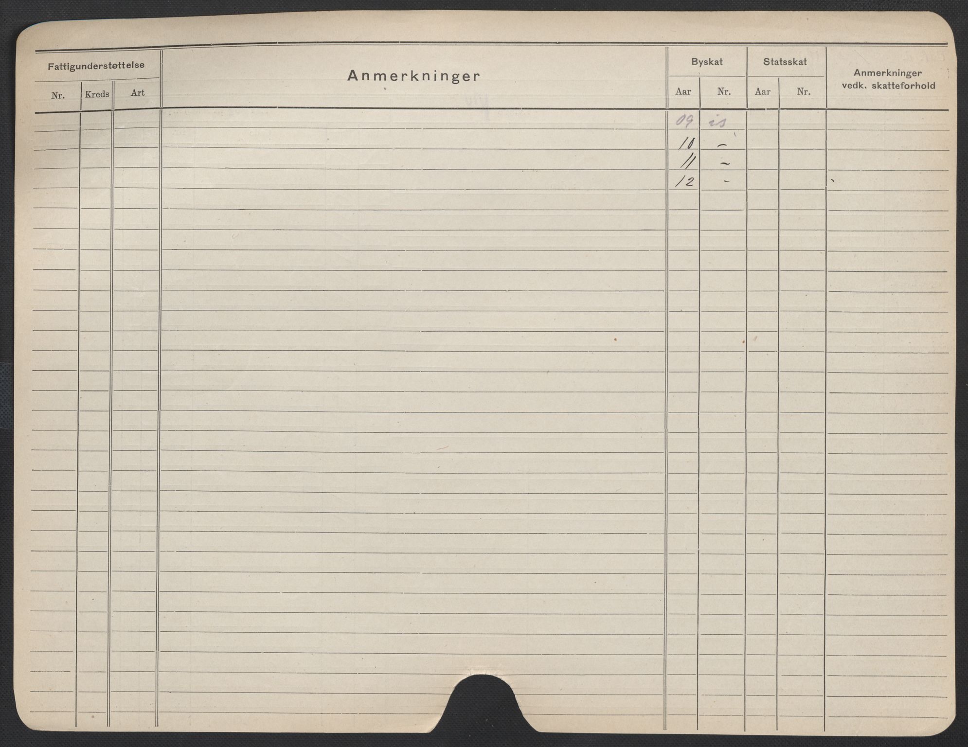 Oslo folkeregister, Registerkort, SAO/A-11715/F/Fa/Fac/L0013: Kvinner, 1906-1914, s. 301b