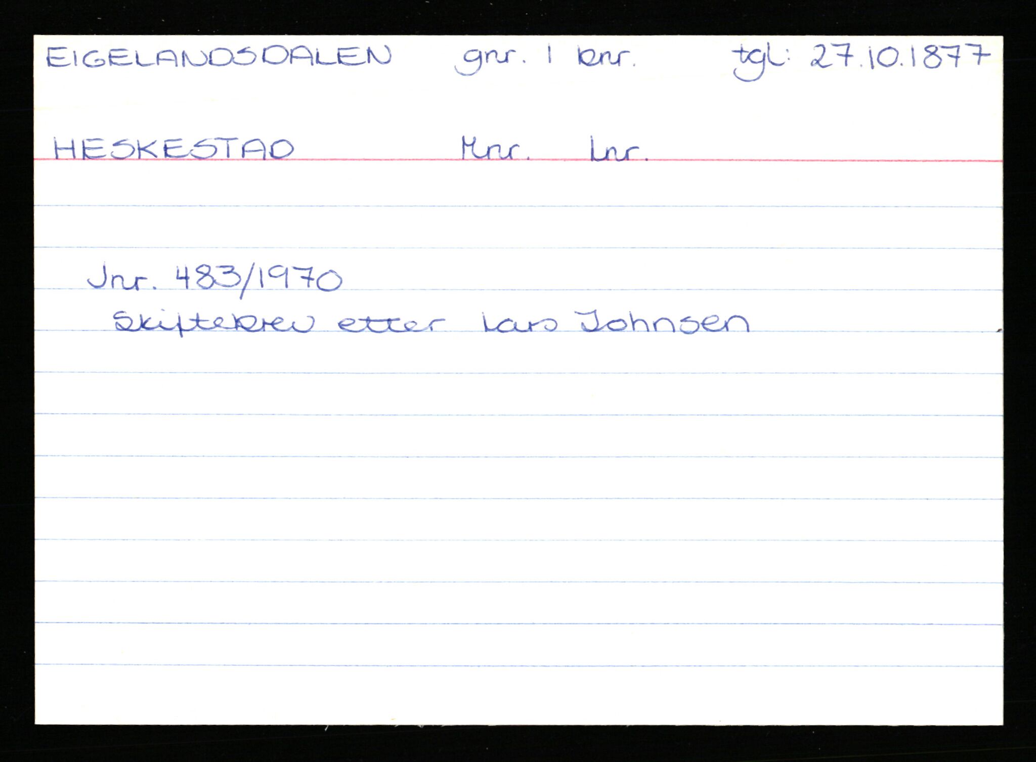 Statsarkivet i Stavanger, AV/SAST-A-101971/03/Y/Yk/L0008: Registerkort sortert etter gårdsnavn: Eig - Erlien, 1750-1930, s. 218