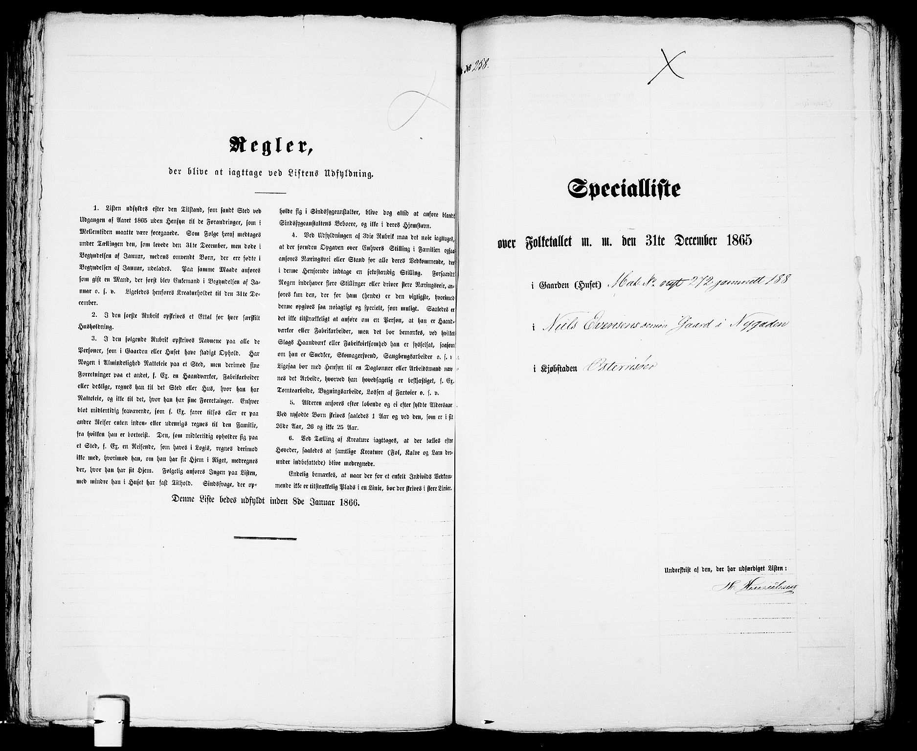 RA, Folketelling 1865 for 0901B Risør prestegjeld, Risør kjøpstad, 1865, s. 527