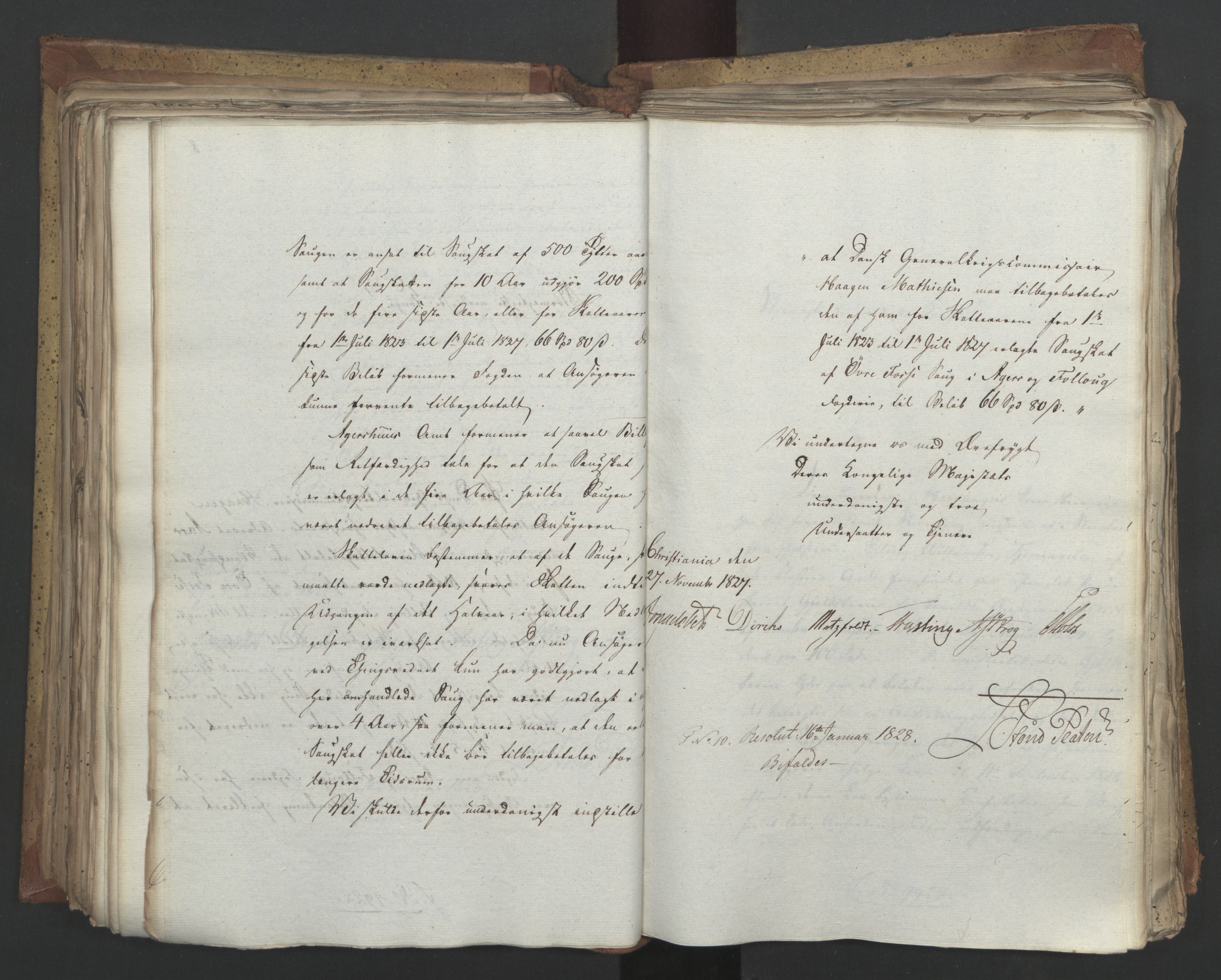 Statsrådsavdelingen i Stockholm, AV/RA-S-1003/D/Da/L0053: Regjeringsinnstillinger nr. 4800-5017, 1827, s. 372