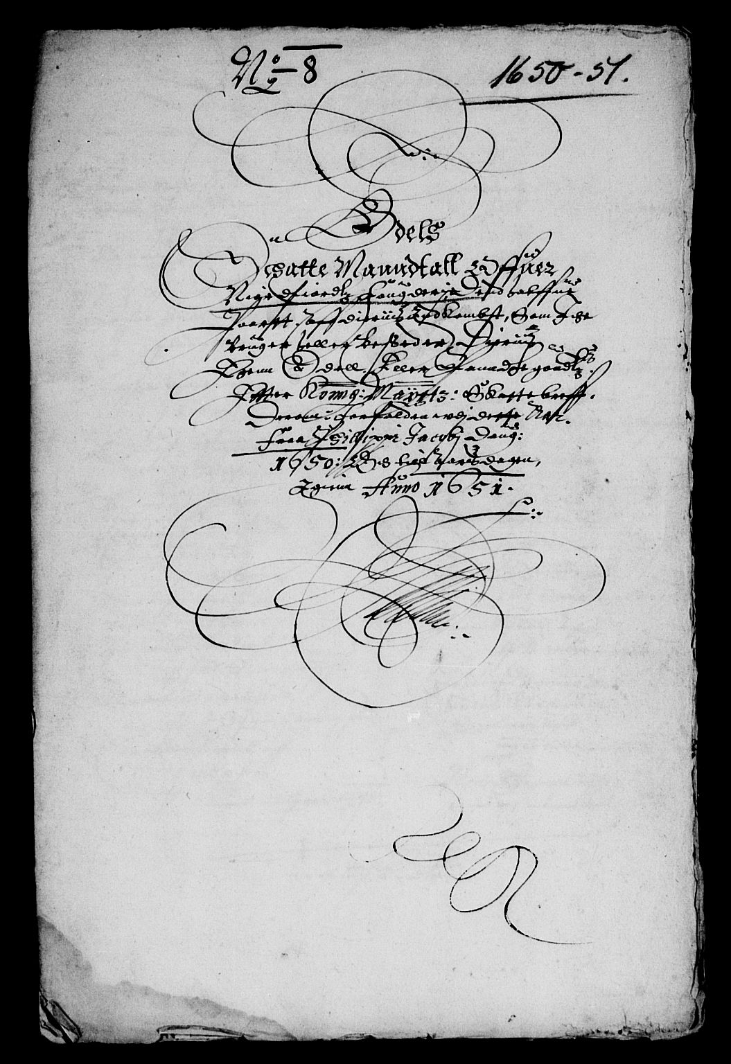 Rentekammeret inntil 1814, Reviderte regnskaper, Lensregnskaper, AV/RA-EA-5023/R/Rb/Rbt/L0119: Bergenhus len, 1650-1652