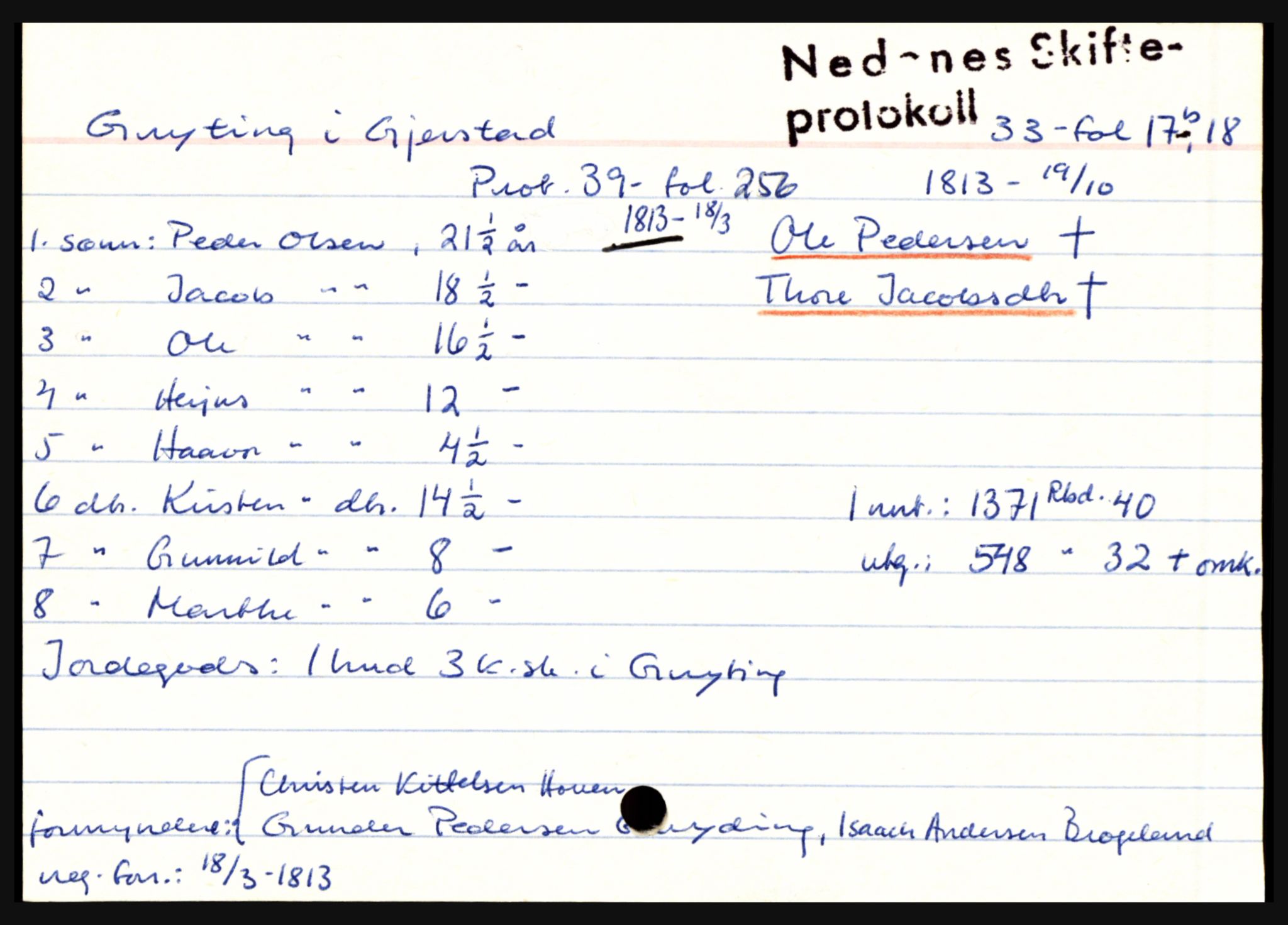 Nedenes sorenskriveri før 1824, AV/SAK-1221-0007/H, s. 10159