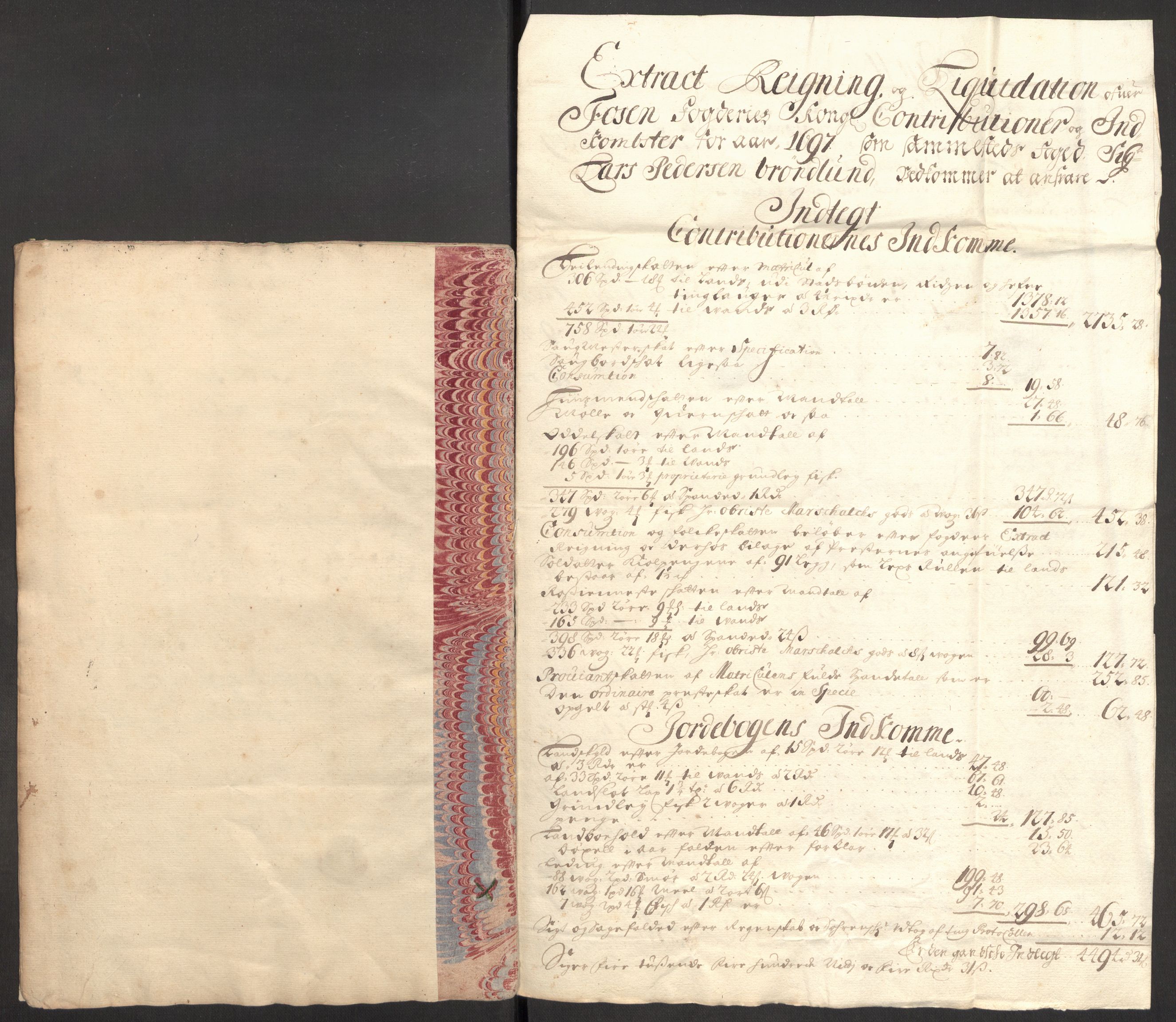 Rentekammeret inntil 1814, Reviderte regnskaper, Fogderegnskap, RA/EA-4092/R57/L3852: Fogderegnskap Fosen, 1697, s. 13