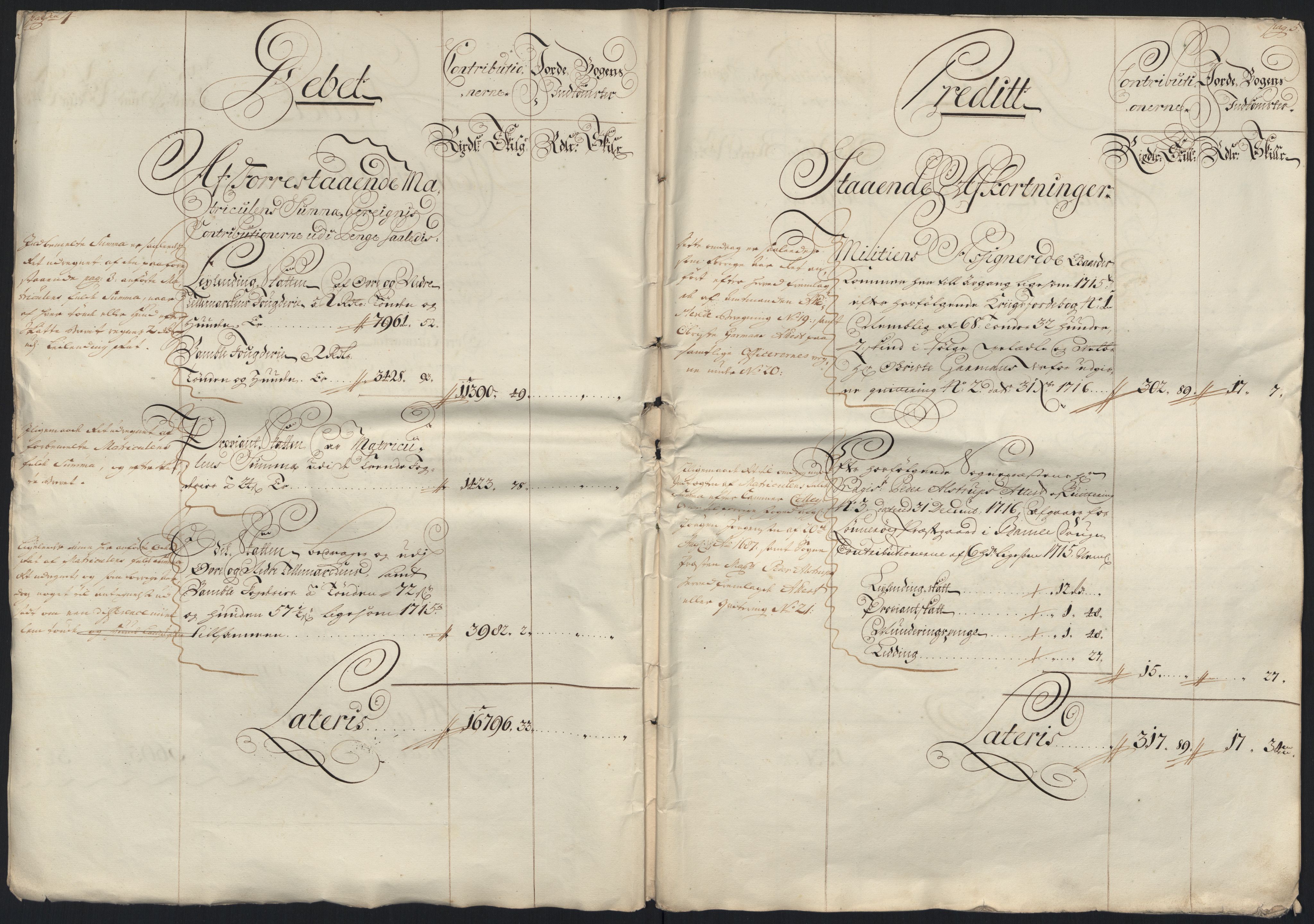 Rentekammeret inntil 1814, Reviderte regnskaper, Fogderegnskap, AV/RA-EA-4092/R36/L2128: Fogderegnskap Øvre og Nedre Telemark og Bamble, 1716, s. 5